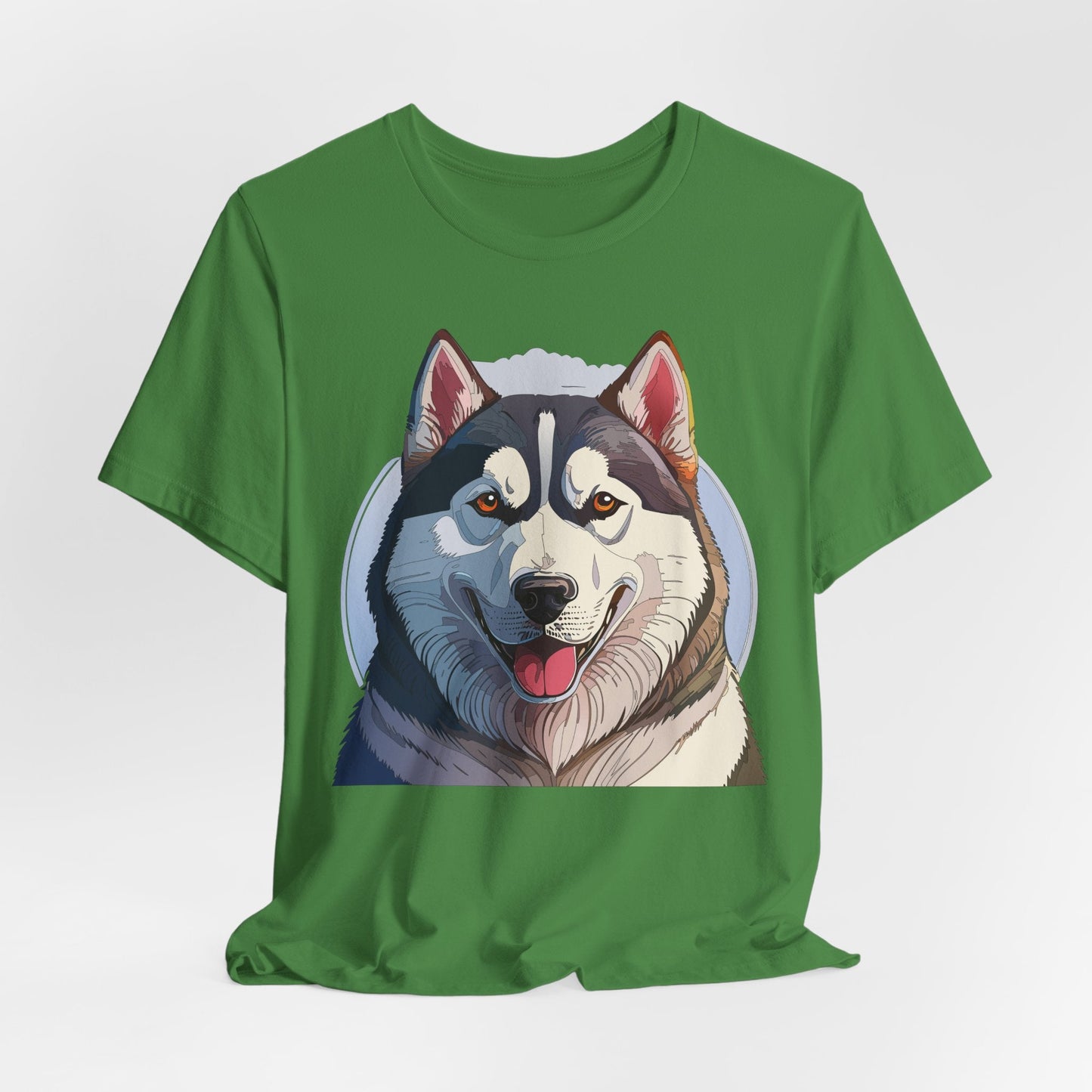 Unisex Animal Shirt Art Design Tee With Wild Animals Graphic Print Short Sleeve Style