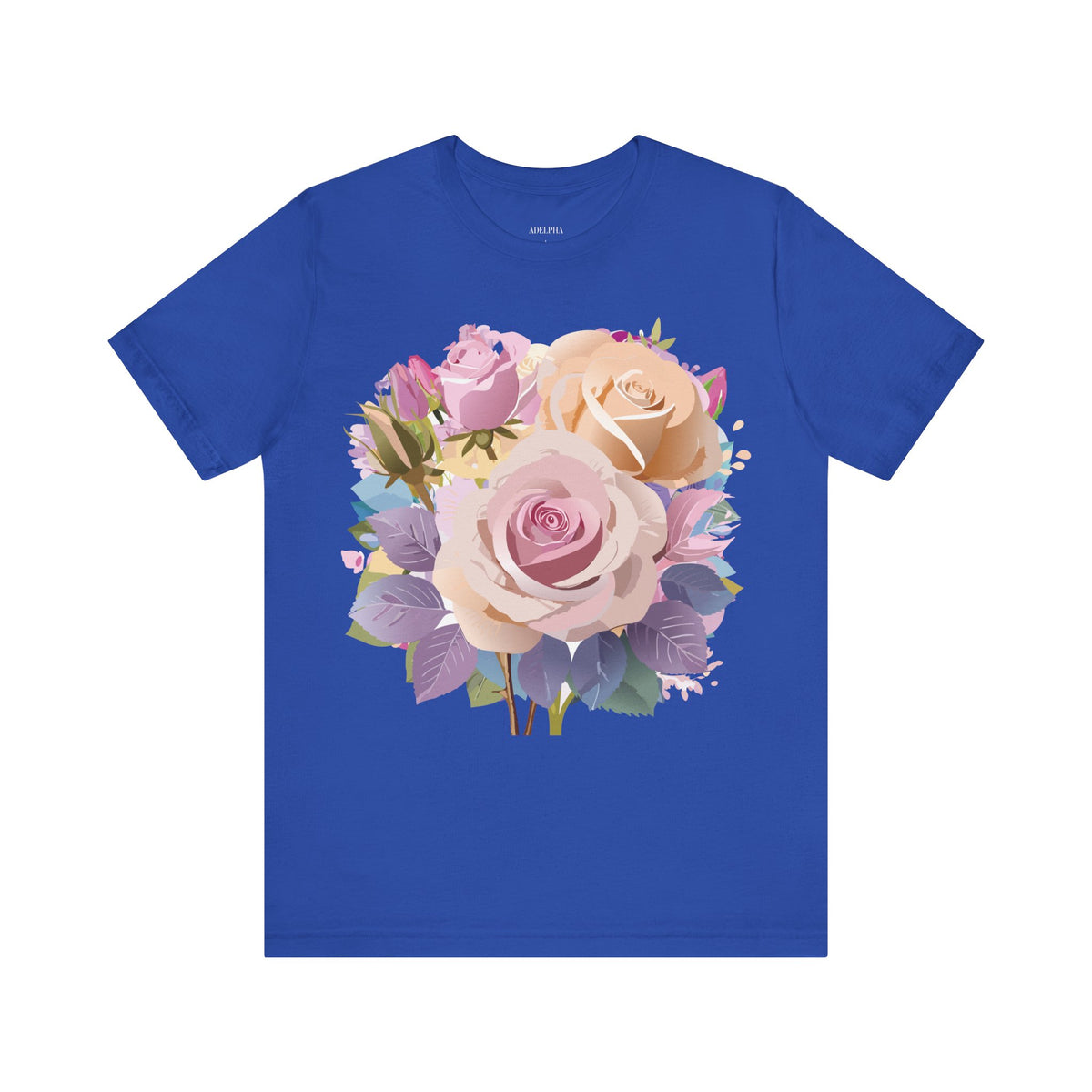 Floral Graphic Tee Shirt - Bella+Canvas Unisex 100 Cotton 48