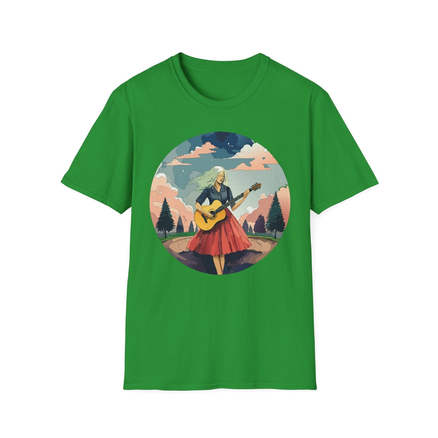 Womens Graphic T Shirt Art Design Ladies Tee Softstyle Gildan 64000 100 Percent Cotton