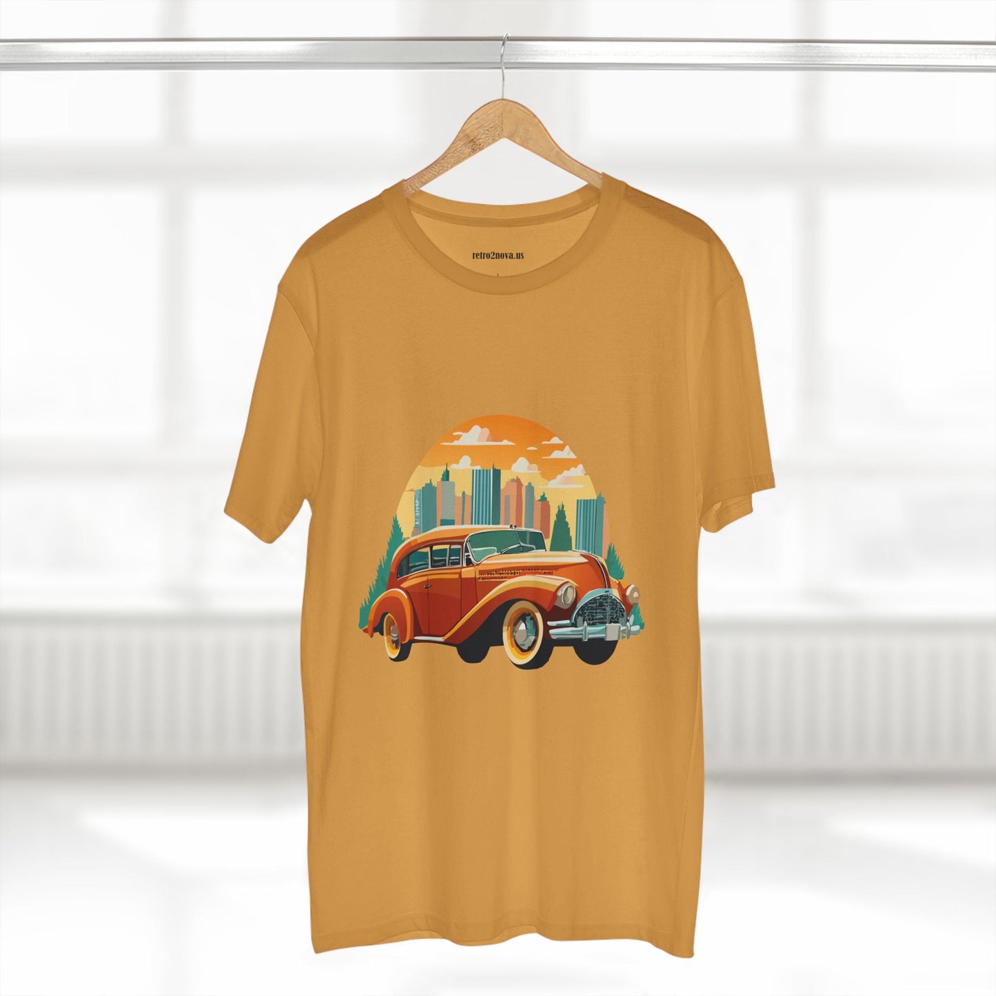 Retro Car Shirts Vintage Car Tee By Retro2Nova Unisex Premium Cotton Original Art Design Collection