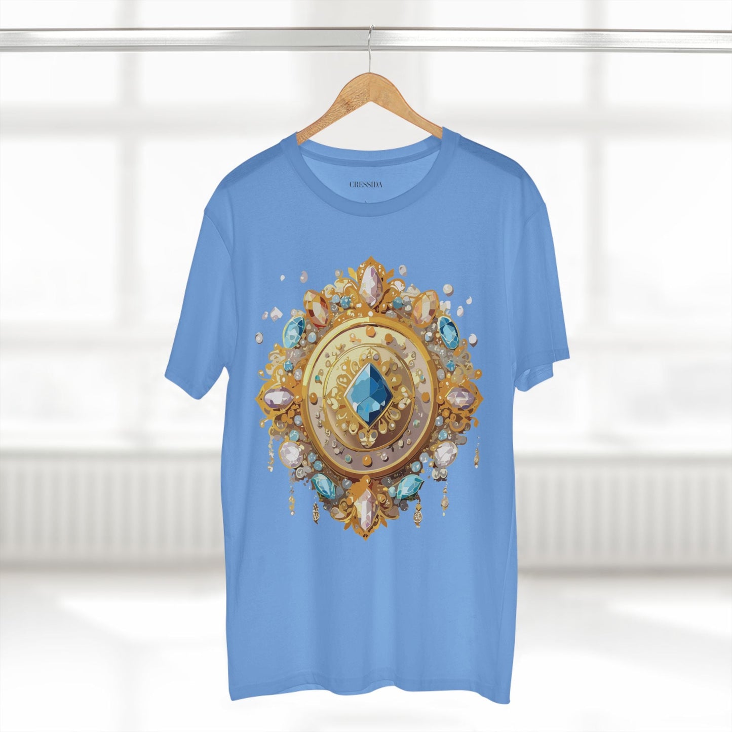 Medallion Graphic T-Shirt Unisex 100 Cotton With Gold Art Design Medal Tee 23