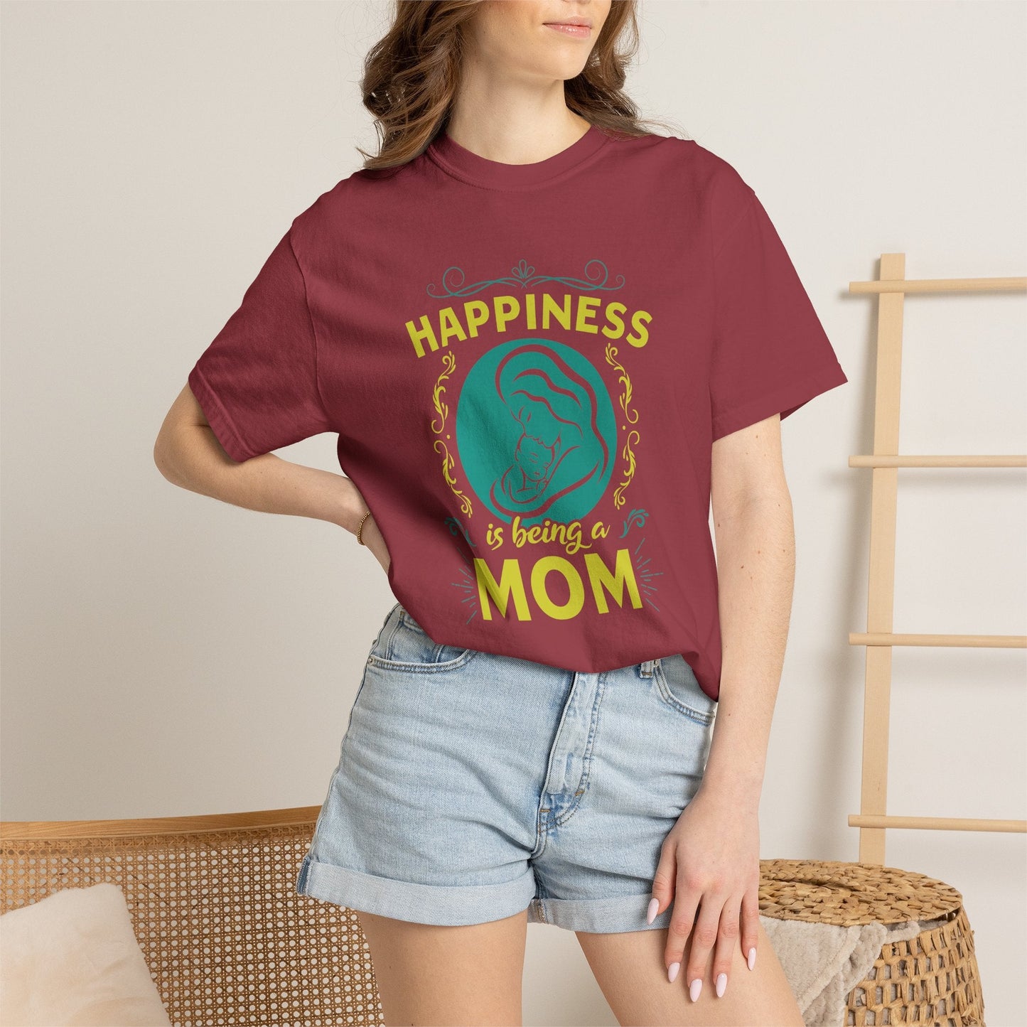 Mom T-shirt Mother's Day Mama Tee Unisex Comfort Colors Garment-Dyed Cotton h19