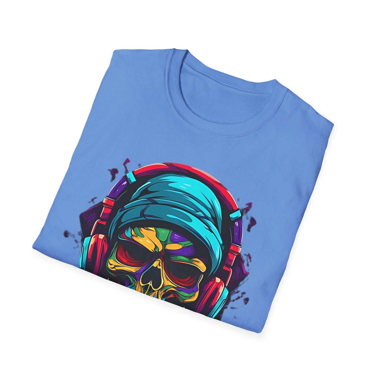 Skull T Shirt Unisex Skeleton Design Gildan Softstyle Cotton Tee for Men Women Durable