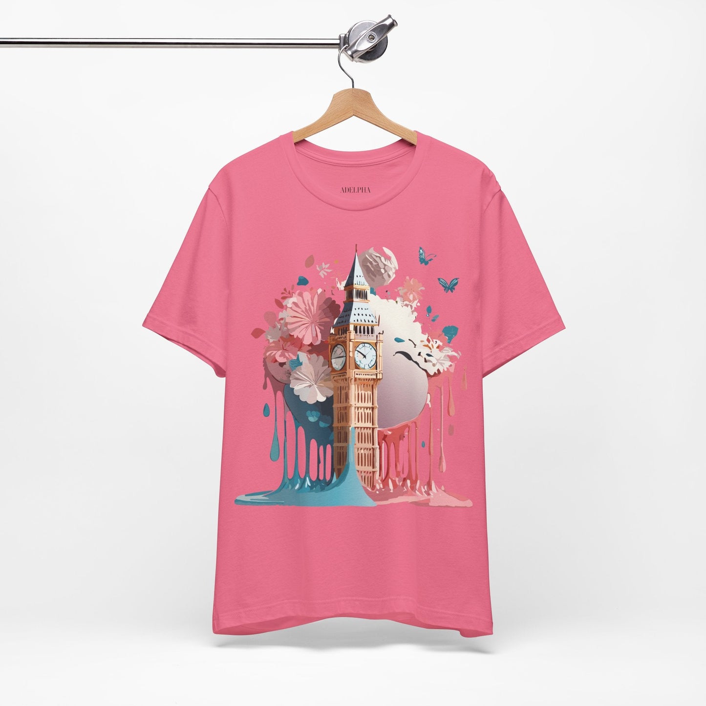 London Tourist Shirt Graphic Tee Unisex Vintage Inspired Artwork By Adelpha Original Collection
