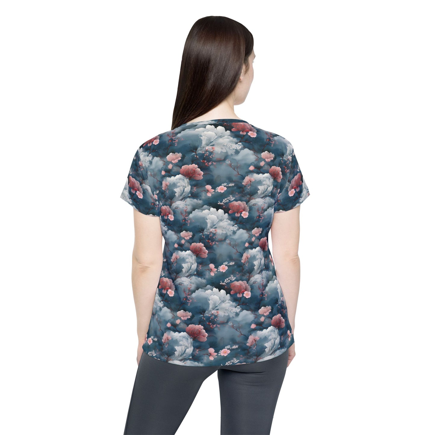 Women Poly Shirt with Floral Print F335