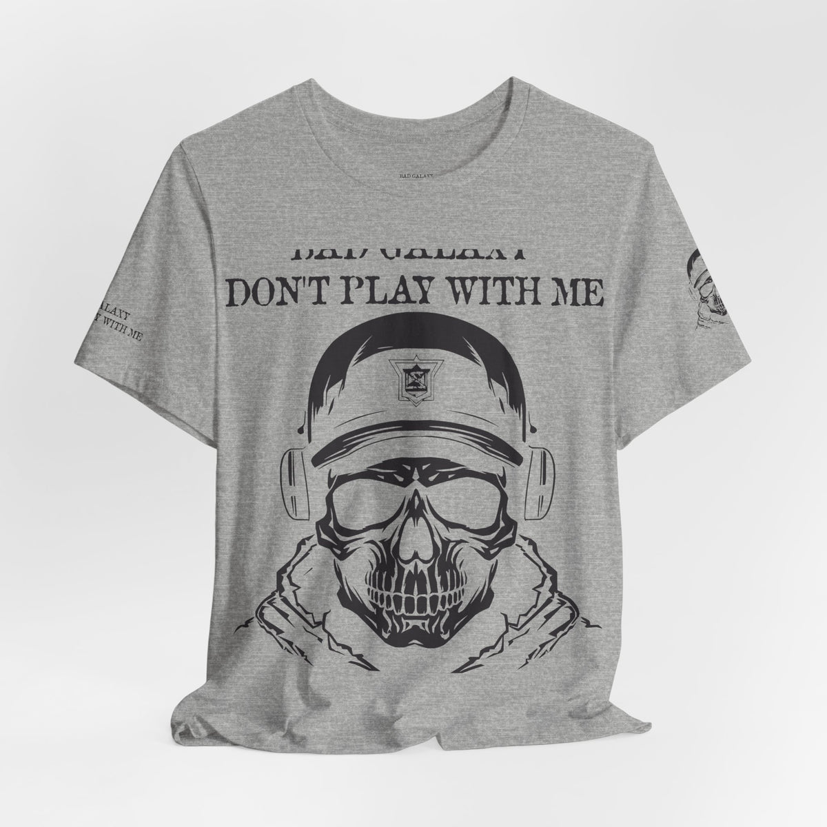 Skull Rock Graphic Unisex Cotton Bella+Canvas Tee with Art Design b43