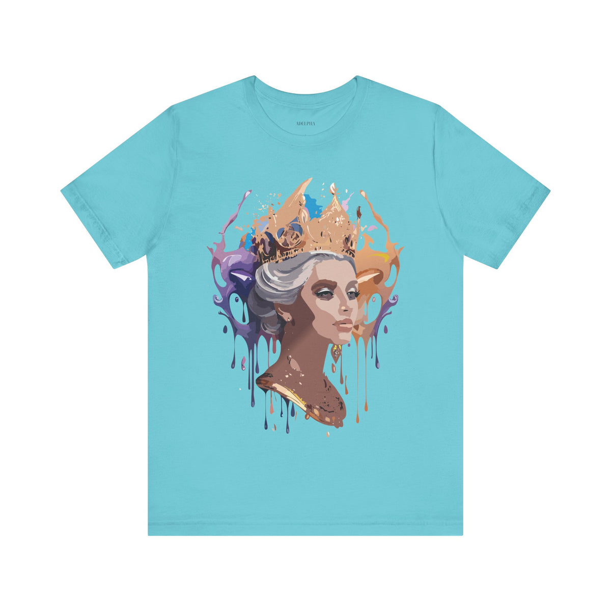 Queen Graphic Unisex Cotton Bella+Canvas Tee with Art Design m185
