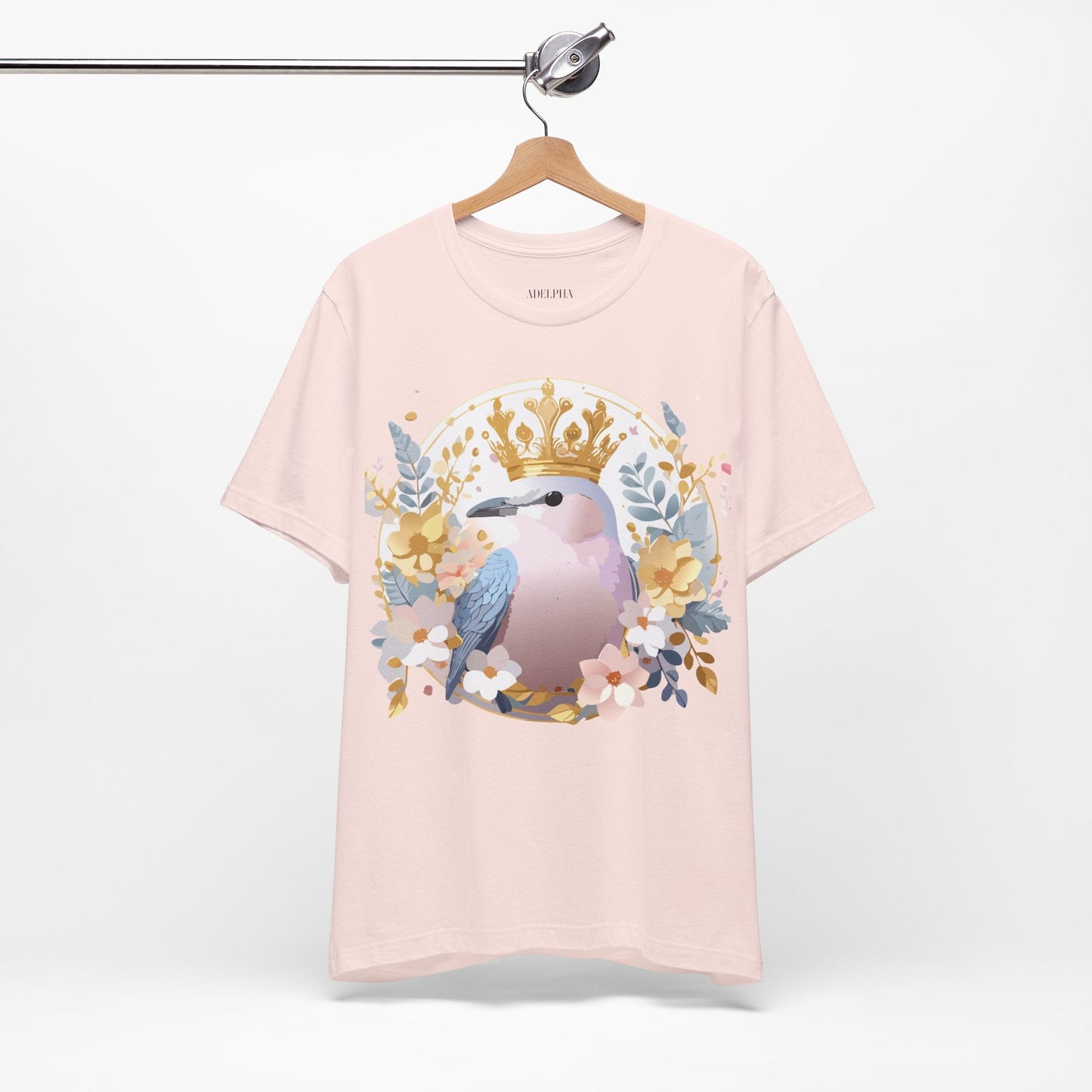 Adelpha Medallion Graphic Tee Unisex Short Sleeve Vintage Inspired Artwork Shirt