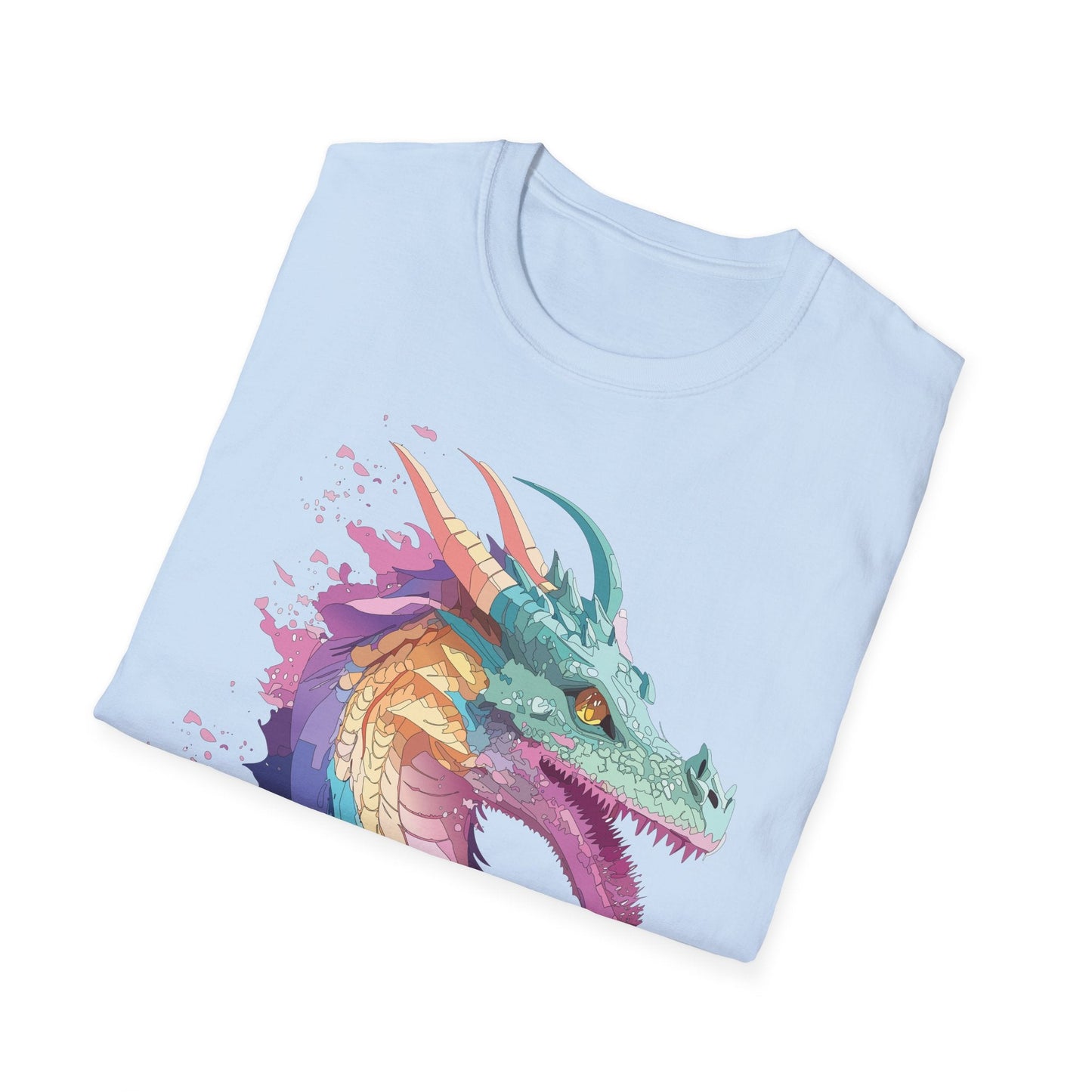 Dragon Graphic T Shirt Unisex Animal Shirt Cotton Softstyle Tee For Everyday Comfort