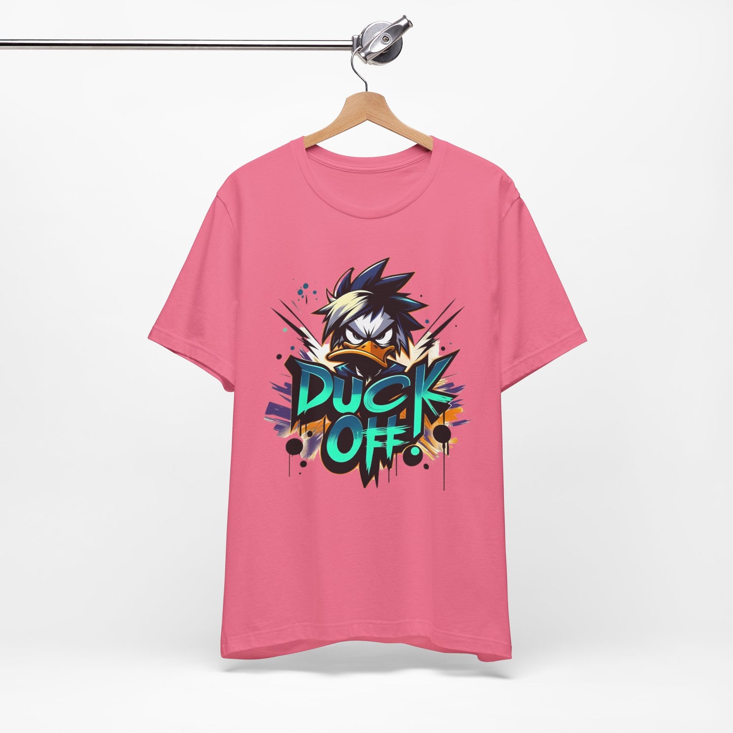 Duck Graphic Tee, Duck Shirt, Funny Bird Tee Shirt, Funny Animal T-Shirt, Cartoon Top, Animal Tees, Art Design T-Shirt