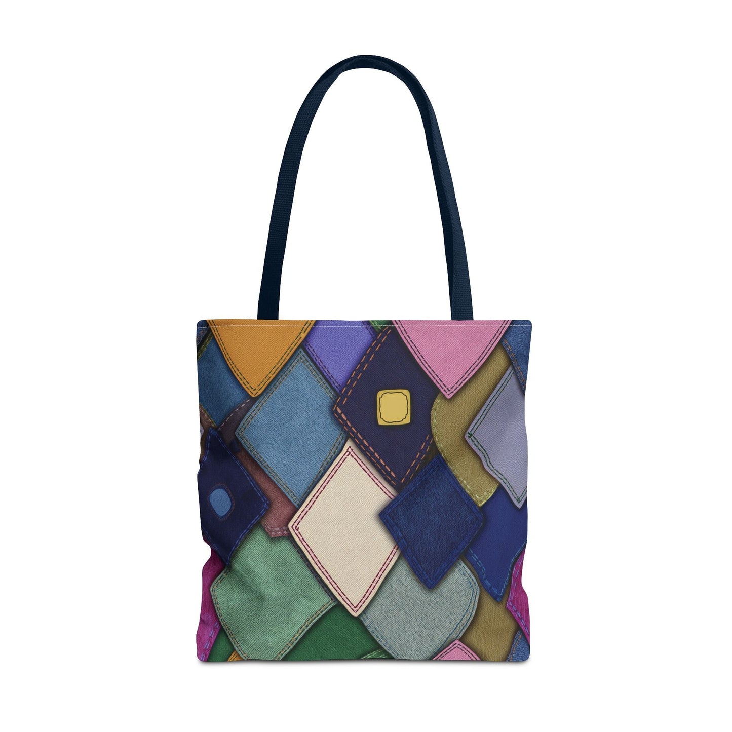 Denim Canvas Bag, Tote Bag Denim Printify