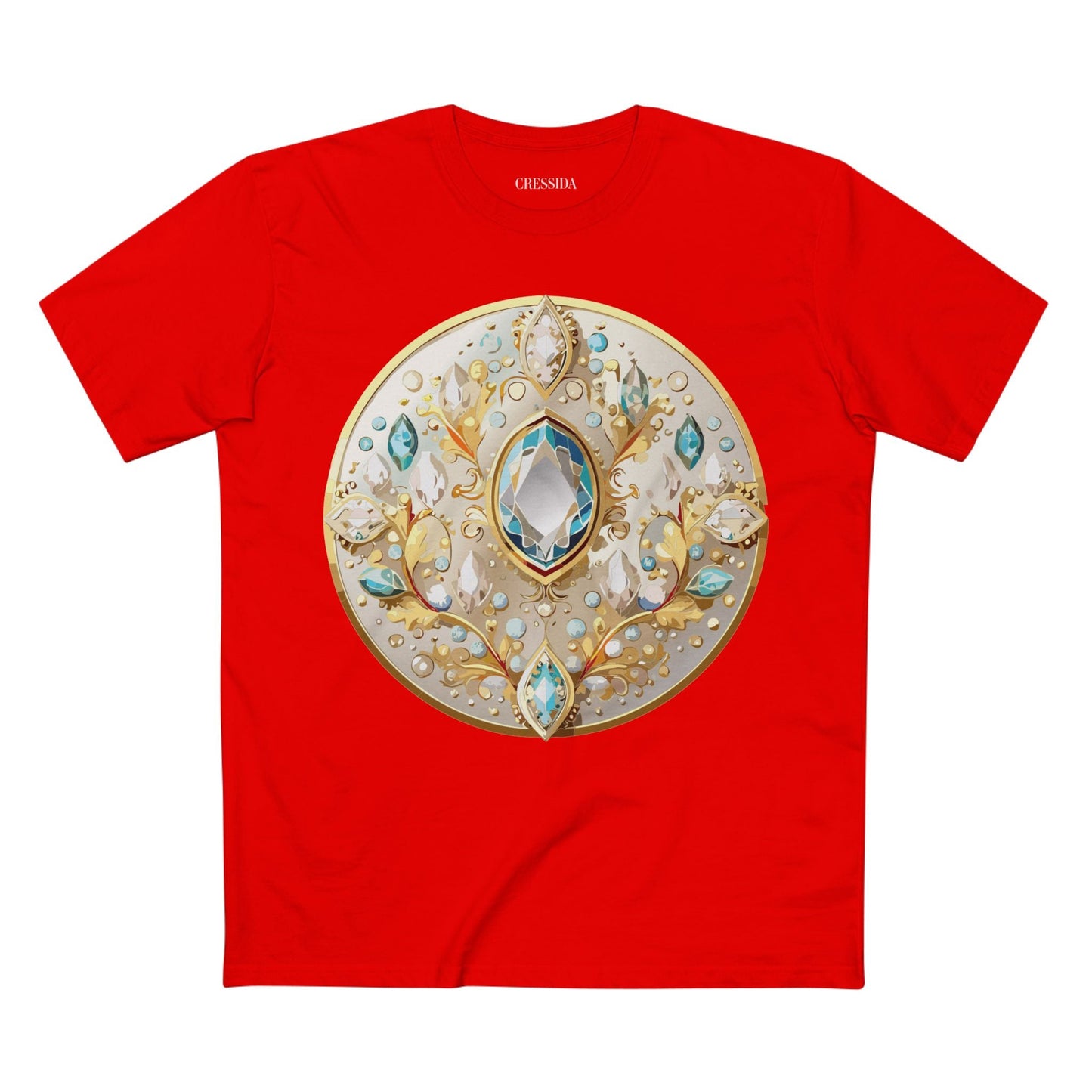 Medallion Graphic T-Shirt Unisex 100 Cotton With Gold Art Design Medal Tee 22