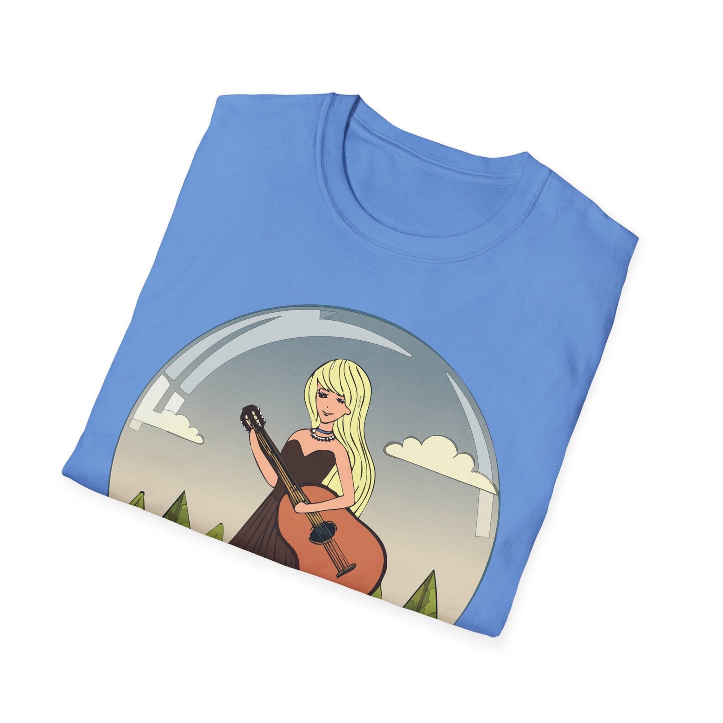 Womens Graphic T Shirt Art Design Tee Softstyle 100 Percent Ring Spun Cotton Short Sleeve