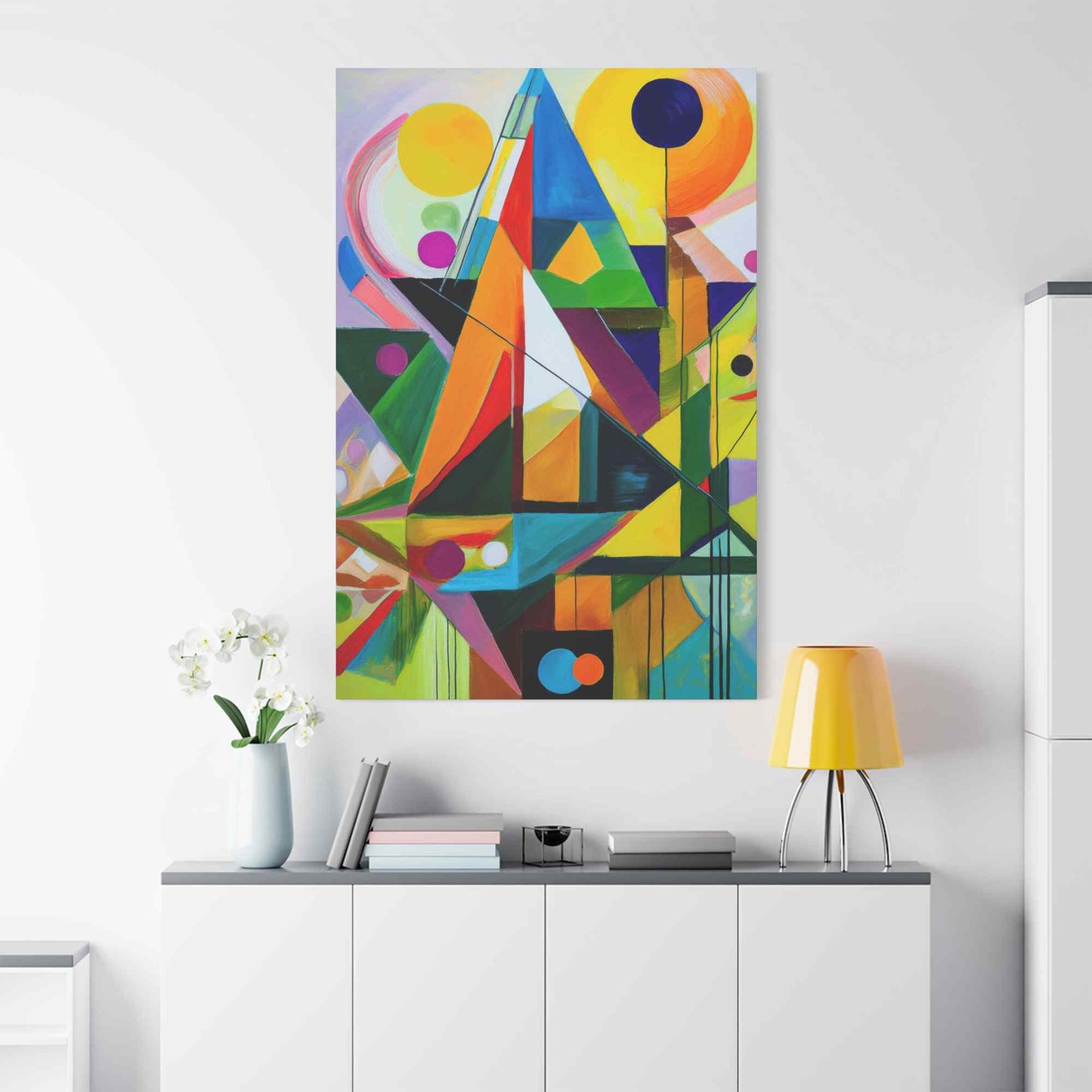 Abstract Painting Print Canvas 20x24,20x30,24x30, 24x32,24x36,30x40, 32x48,36x48,40x60 Pine-Wood Inner Frame ABS-13