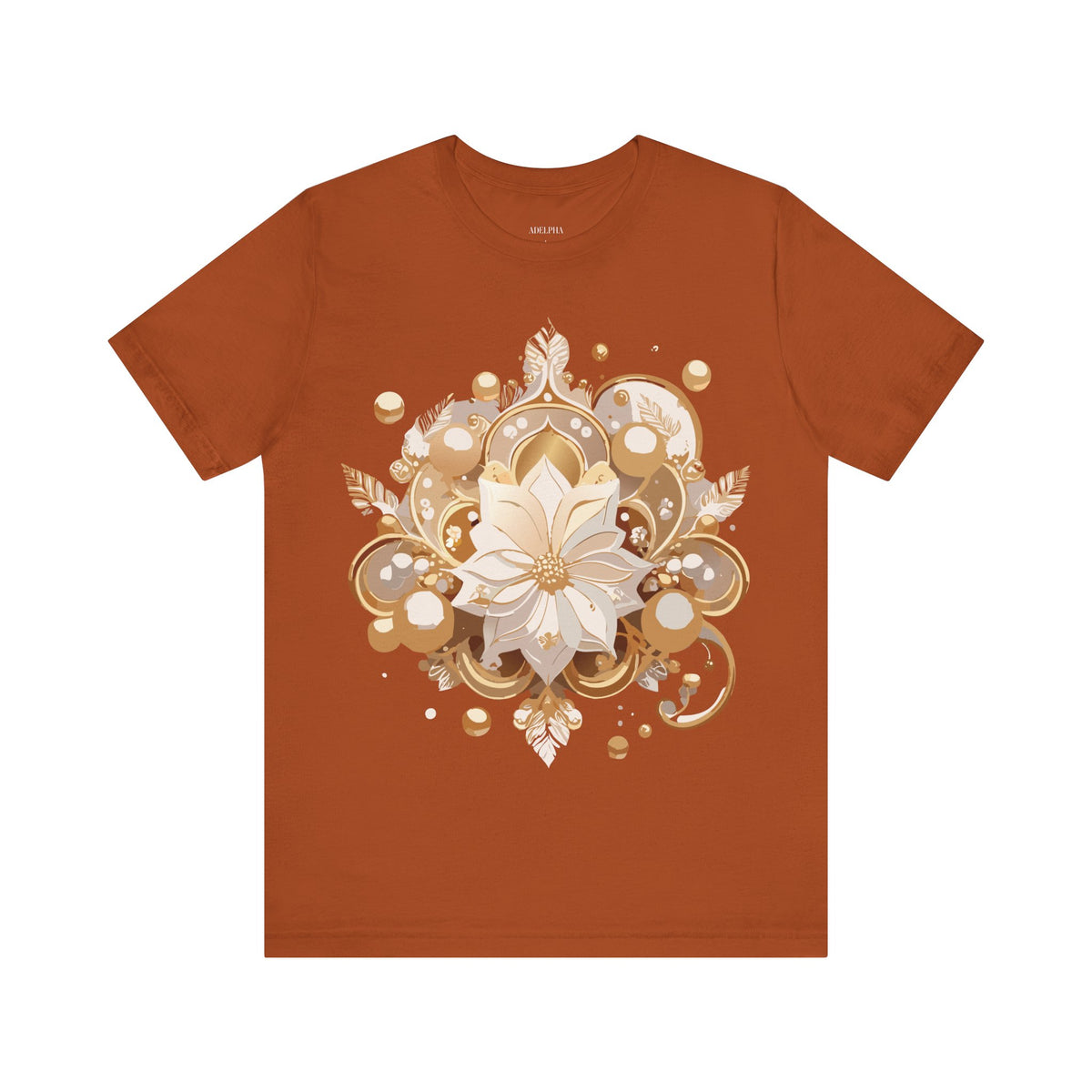 Jewelry Graphic Unisex Cotton Bella+Canvas Tee with Art Design n125