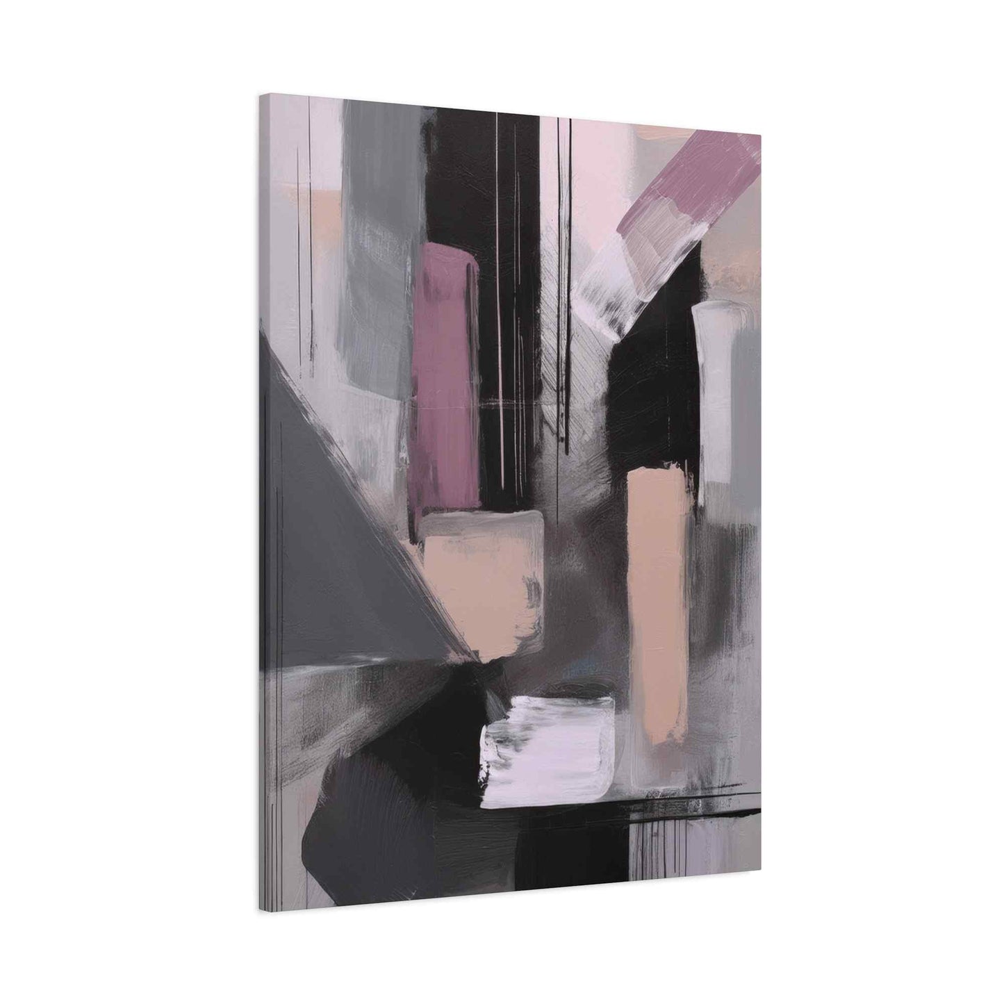 Abstract Geometric Painting Print Canvas 20x24,20x30,24x30 24x32,24x36,30x40 32x48,36x48,40x60 Pine-Wood Inner Frame ABS-47