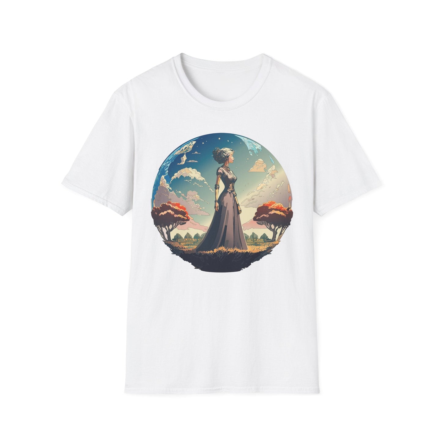 Womens Graphic T Shirt Art Design Tee Gildan Softstyle 64000 Unisex Cotton Short Sleeve