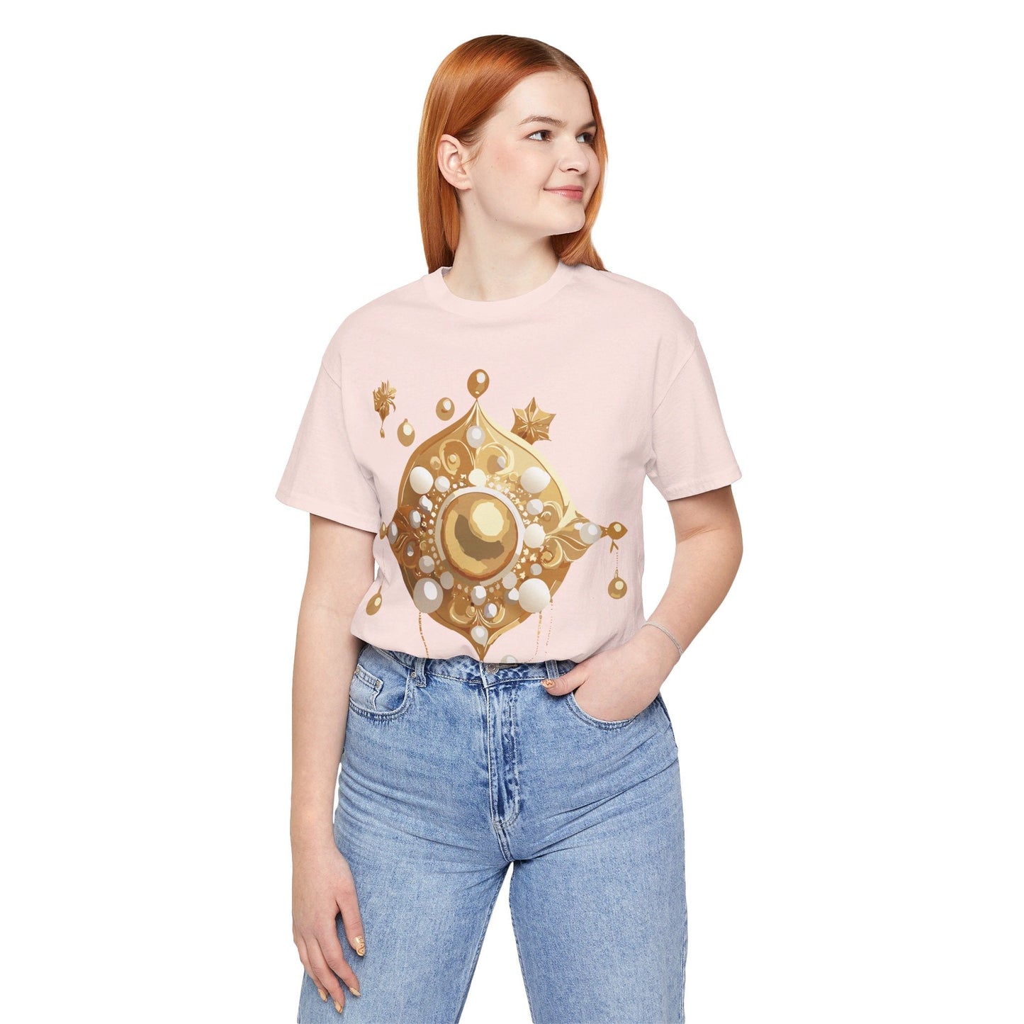 Jewelry Graphic Unisex 100 Cotton Vintage Treasure Art T-Shirt 32