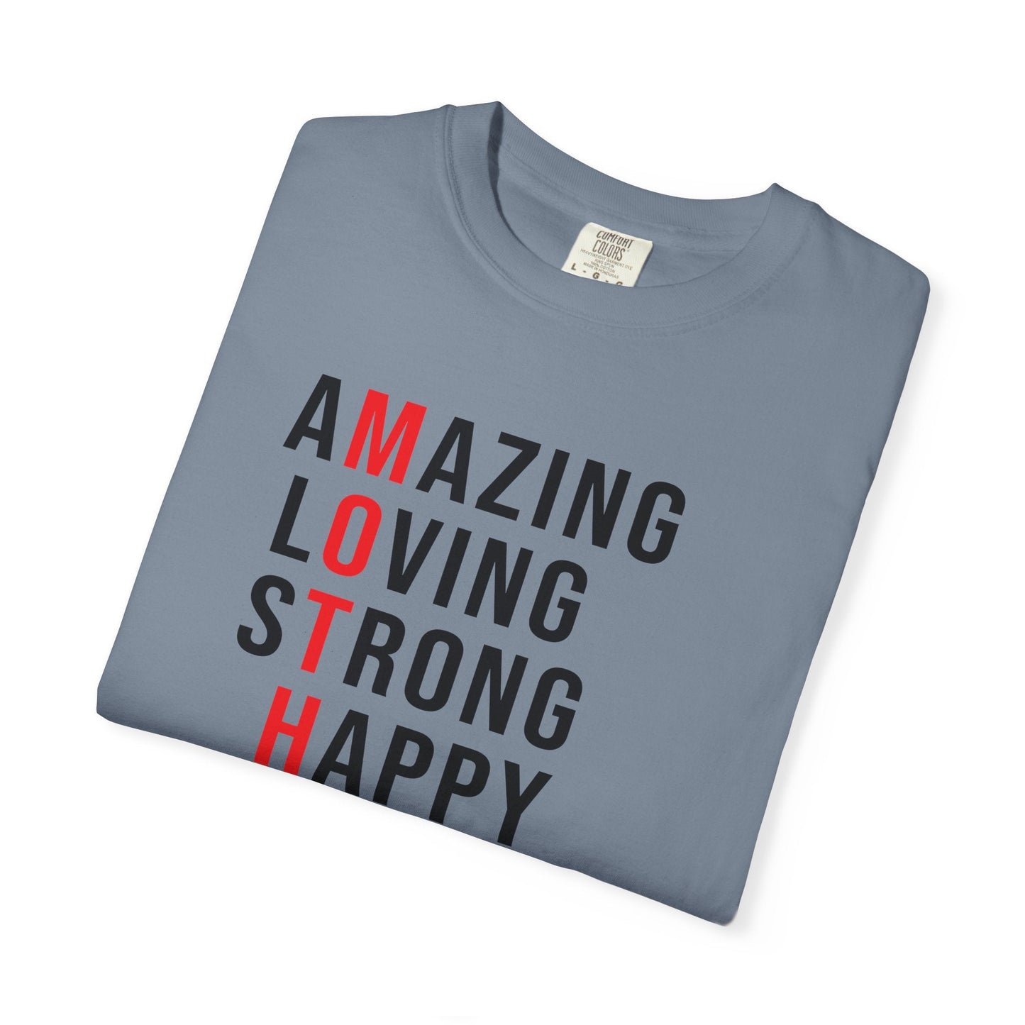 Mom T-shirt Mother's Day Mama Tee Unisex Comfort Colors Garment-Dyed Cotton h14
