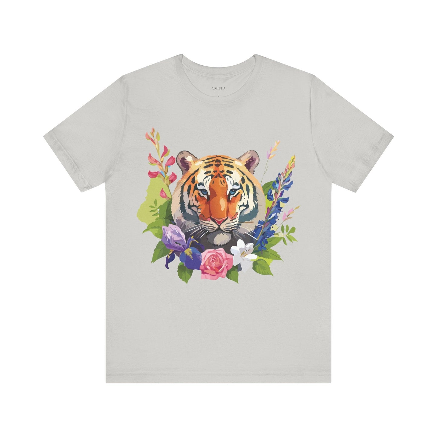 Tiger Graphic Unisex 100 Cotton Vintage Art with Animal Tee 7