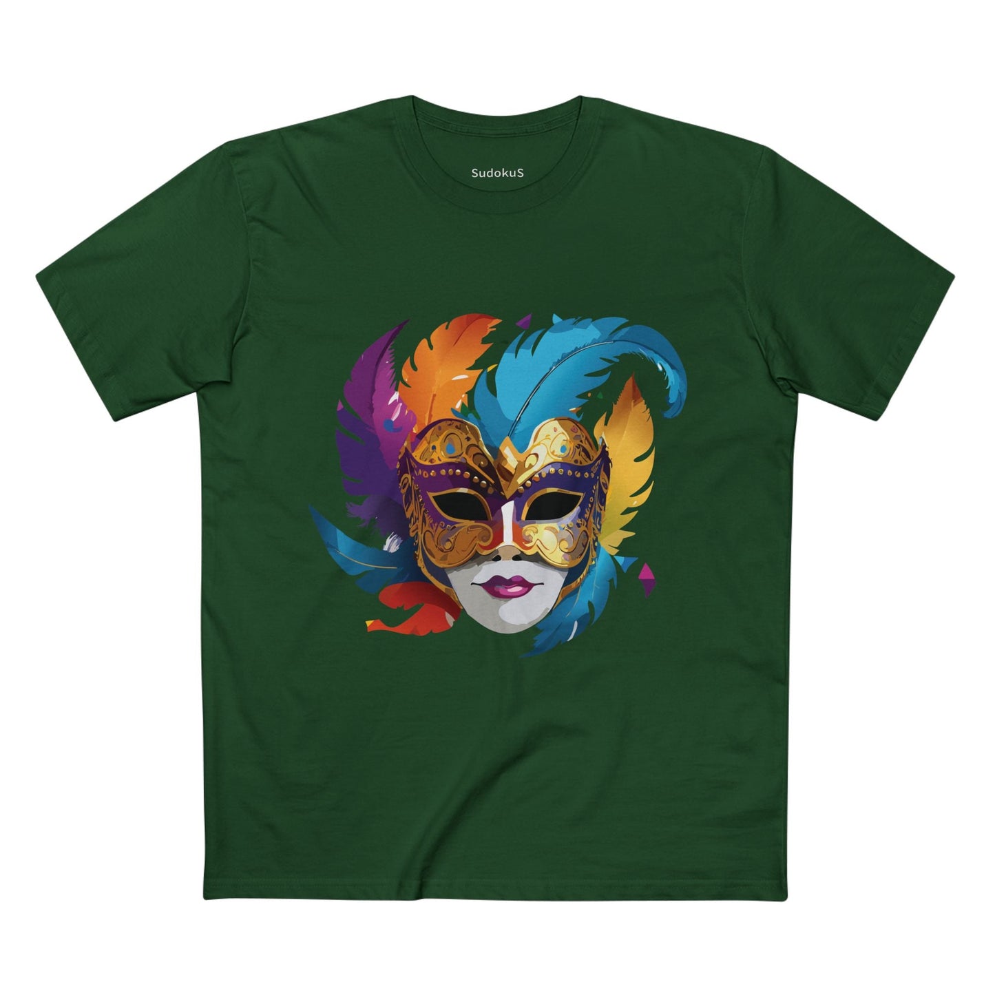 Mask Graphic Unisex 100 Cotton Staple Tee 39