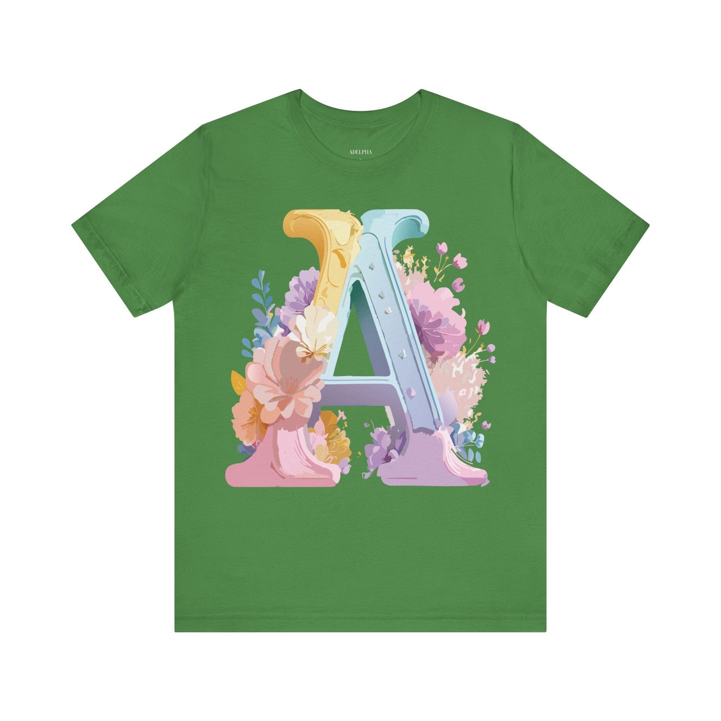 Letter A Shirt Unisex Graphic Tee With Vintage Inspired Adelpha Artwork For Everyday Wear