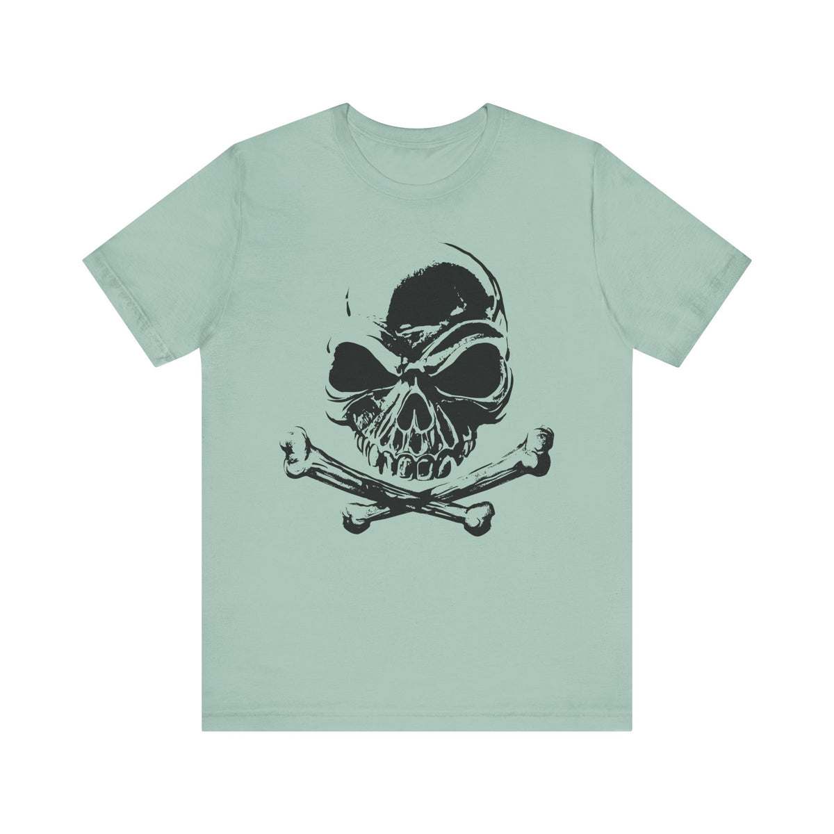 Black Skull Graphic Design Tee, Skull Shirt, Vintage Tees, Art Design T-Shirt, Vintage Graphic Tee, Art Shirts with Skulls