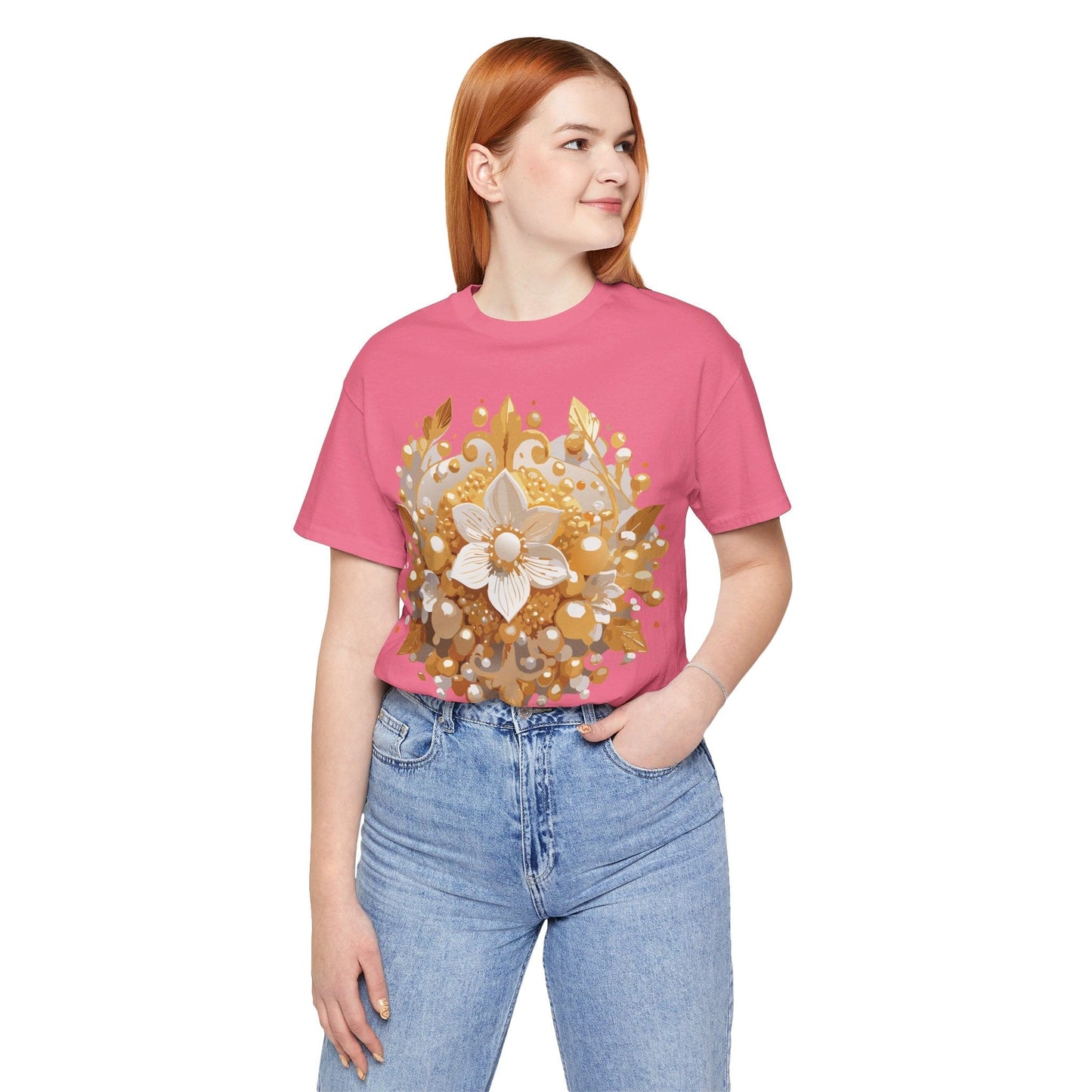Jewelry Graphic Unisex 100 Cotton Vintage Treasure Art T-Shirt 26