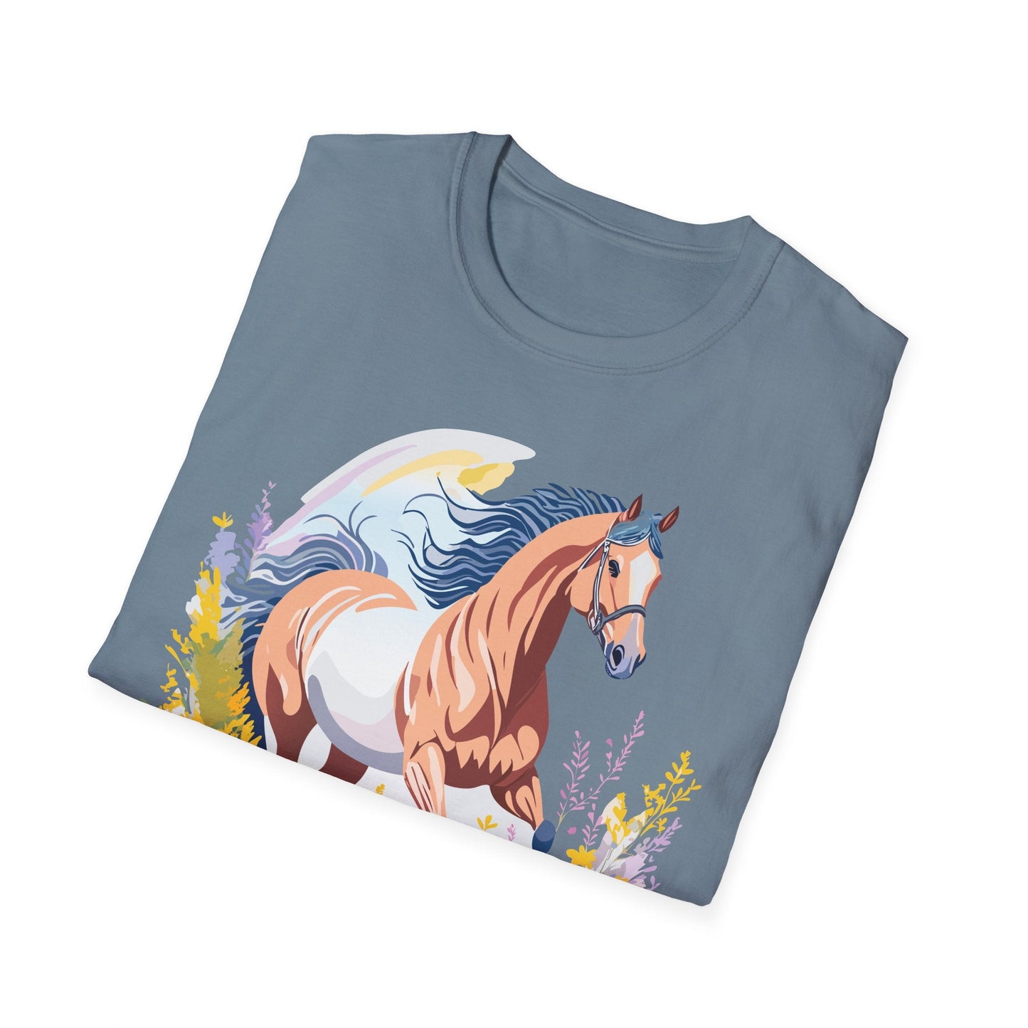 Horse Shirt Unisex Gildan Softstyle Tee 100 Ring Spun Cotton