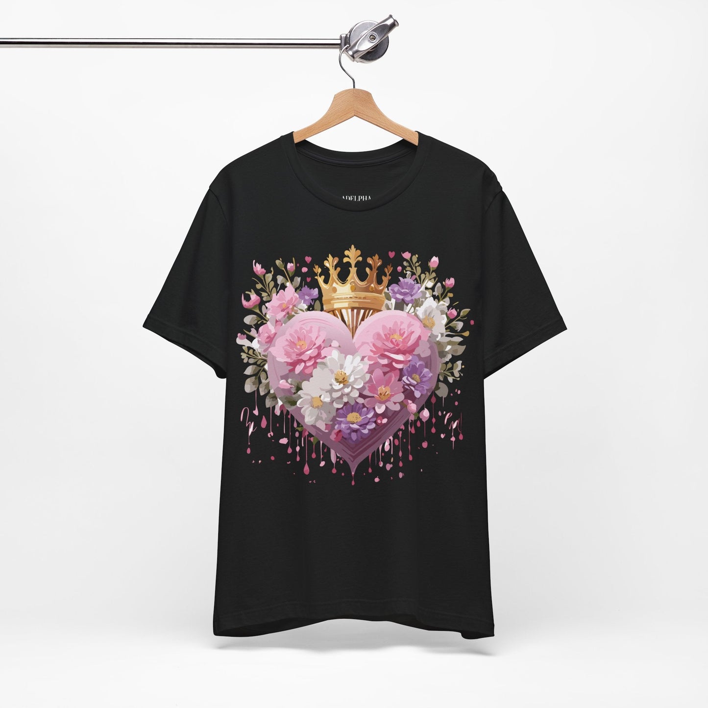 Valentine Graphic T Shirt Unisex Jersey Short Sleeve Adelpha Art Design Tee Vintage Inspired