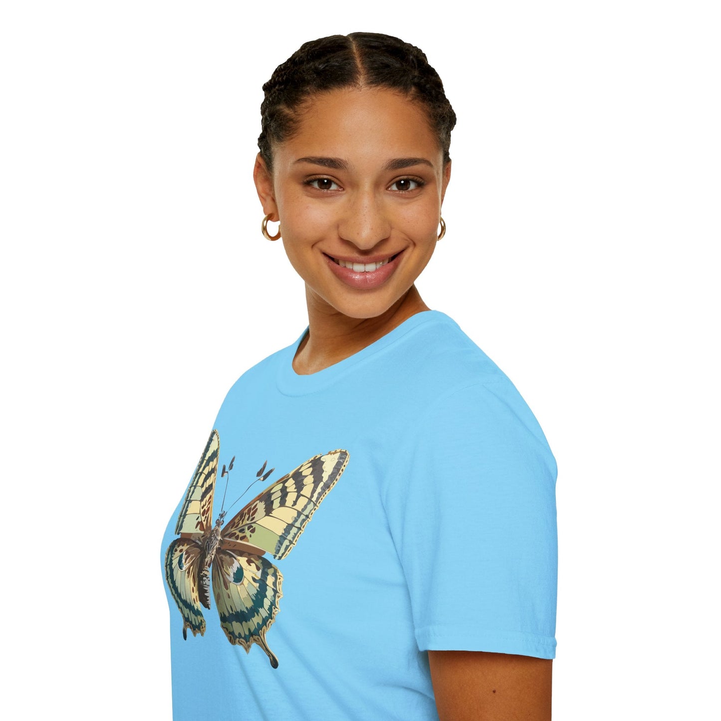 Butterfly Shirt Unisex T Shirt Monarch Butterfly Print Softstyle Gildan 64000 Tee