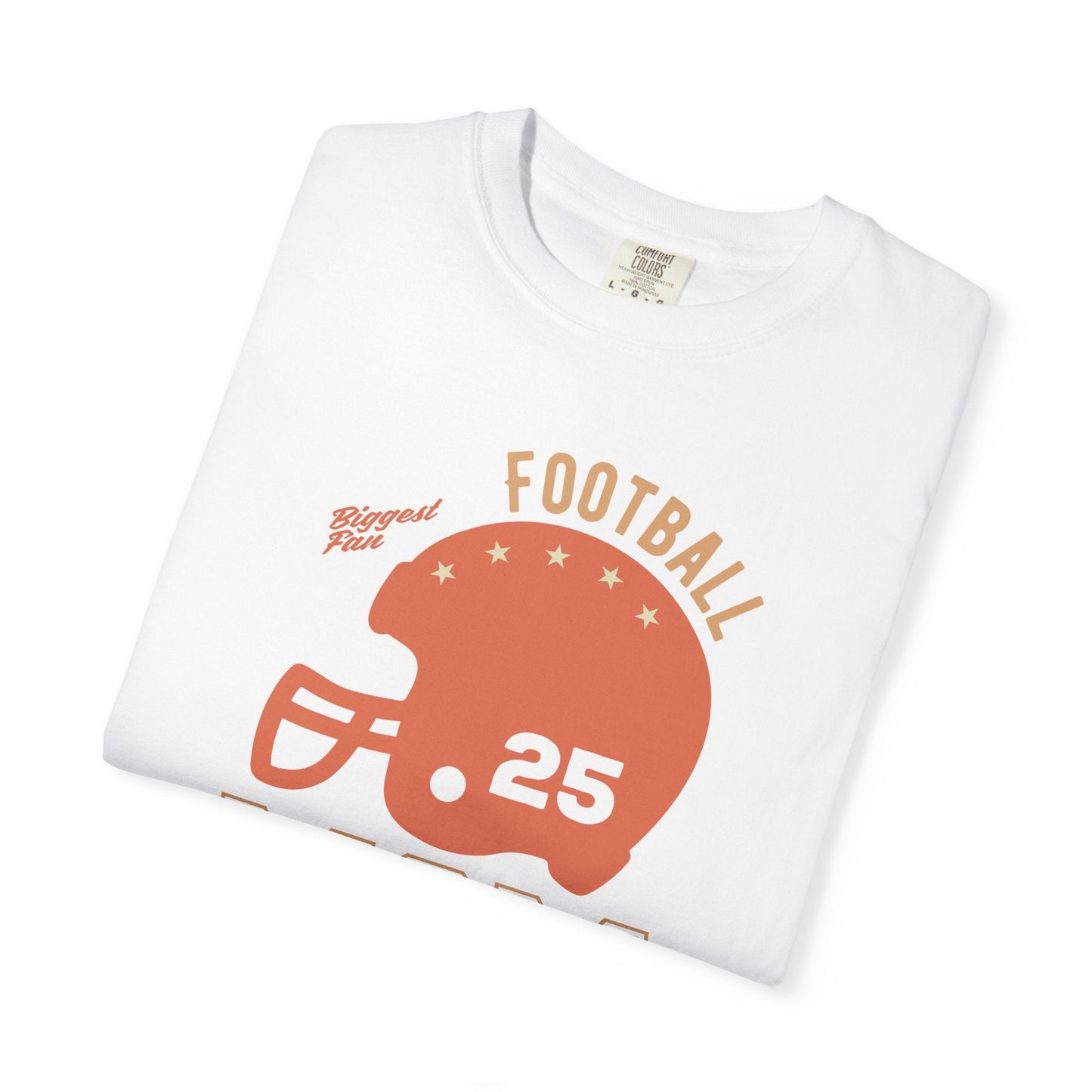 Football Mom T-shirt Mother's Day Mama Tee Unisex Comfort Colors Garment-Dyed Cotton h43