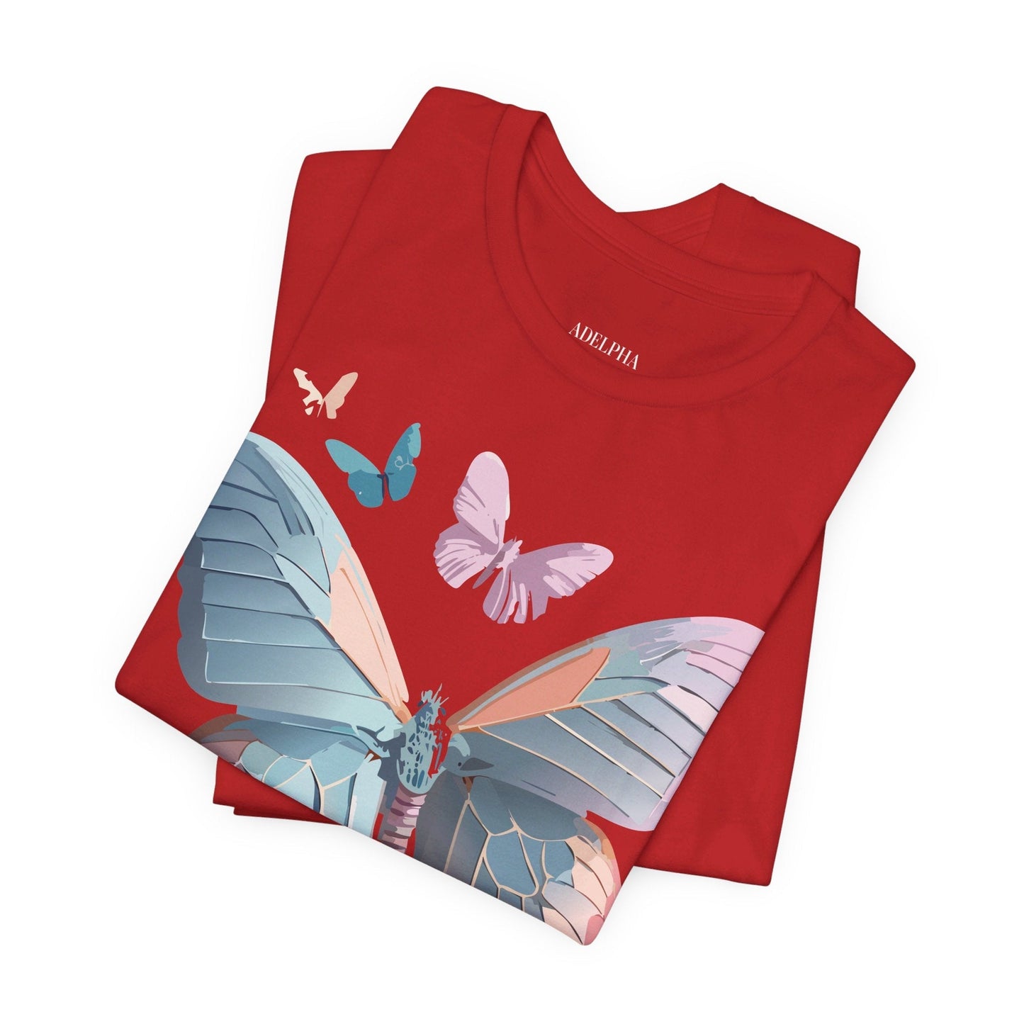 Adelpha Butterfly Graphic Tee Unisex Short Sleeve Vintage Art Design