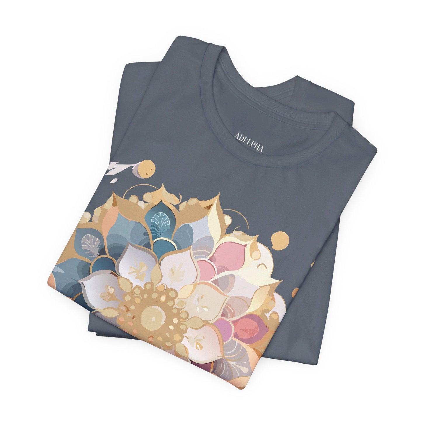 Mandala Graphic Tee Unisex Jersey Short Sleeve From Adelpha Vintage Inspired Artwork