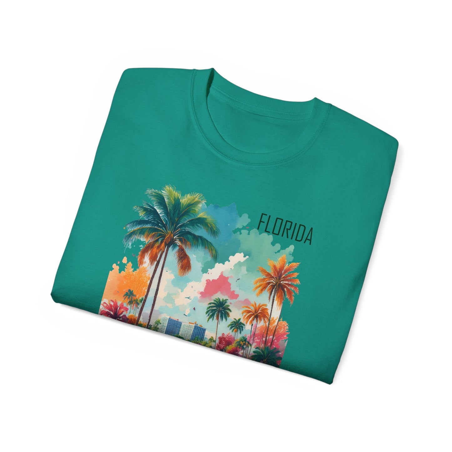 Florida Graphic Unisex Cotton T‑Shirt 2