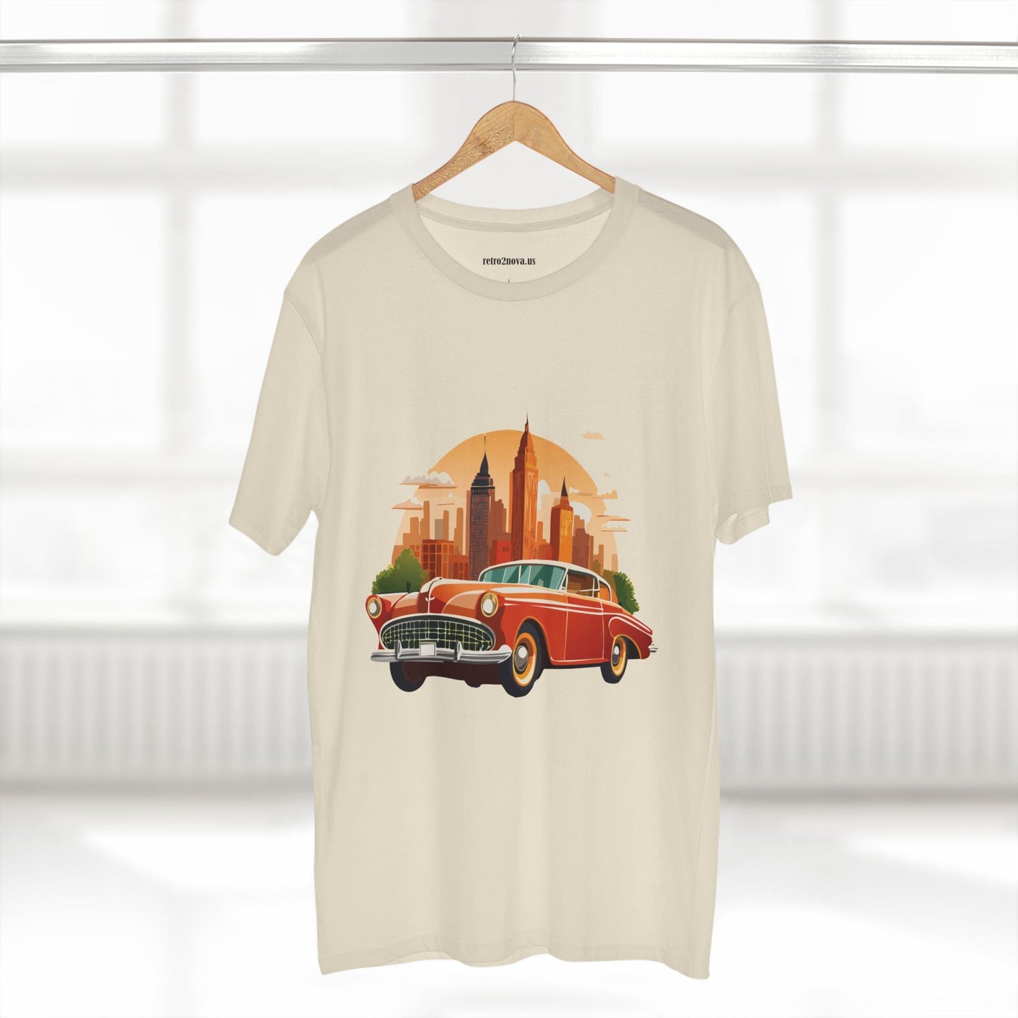Retro Car Shirts Vintage Car Shirts RC1 Unisex Premium Cotton Tee With Original Art Design