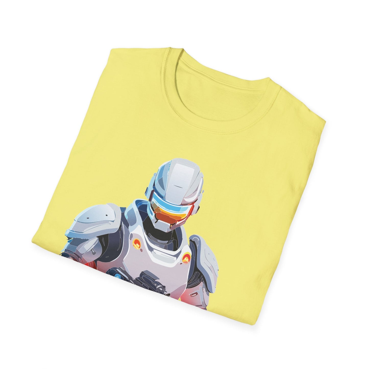 Robocop Themed Unisex Softstyle T Shirt With Robocop Art Design Cotton Tee Premium Comfort