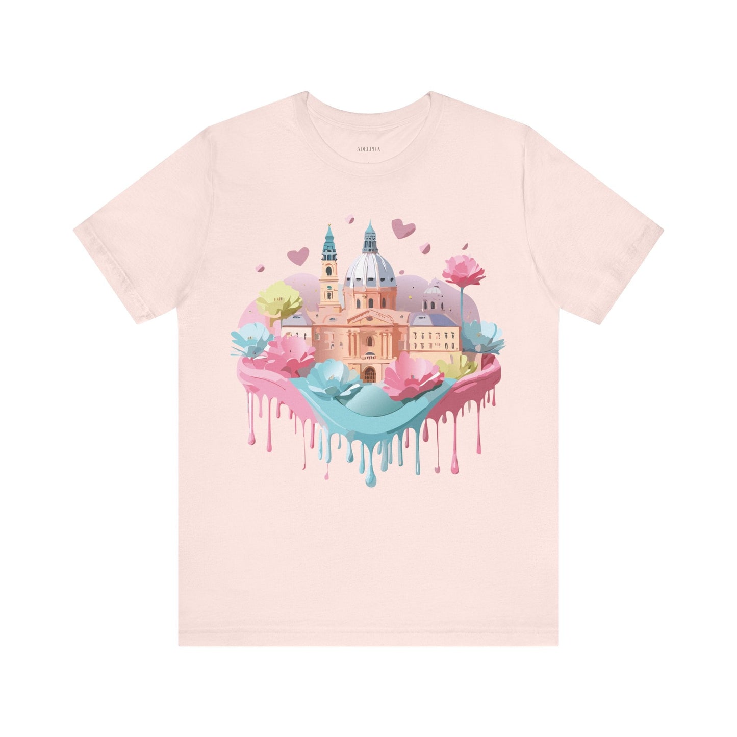 Prague Tourist Shirt Unisex Graphic Tee With Vintage Inspired Artwork By Adelpha