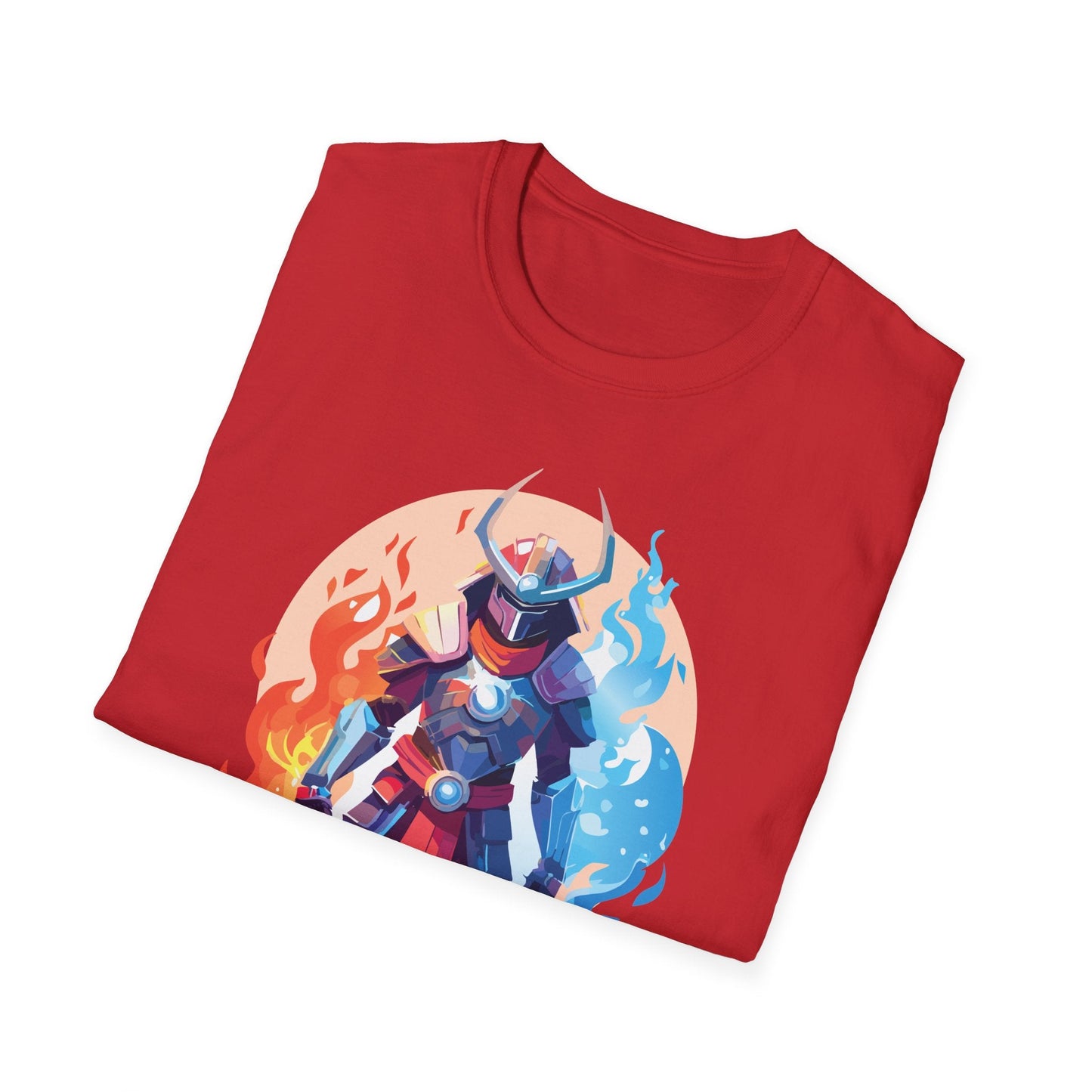 Samurai Shirt Unisex Gildan Softstyle 64000 Tee 100 Percent Ring Spun Cotton Comfortable