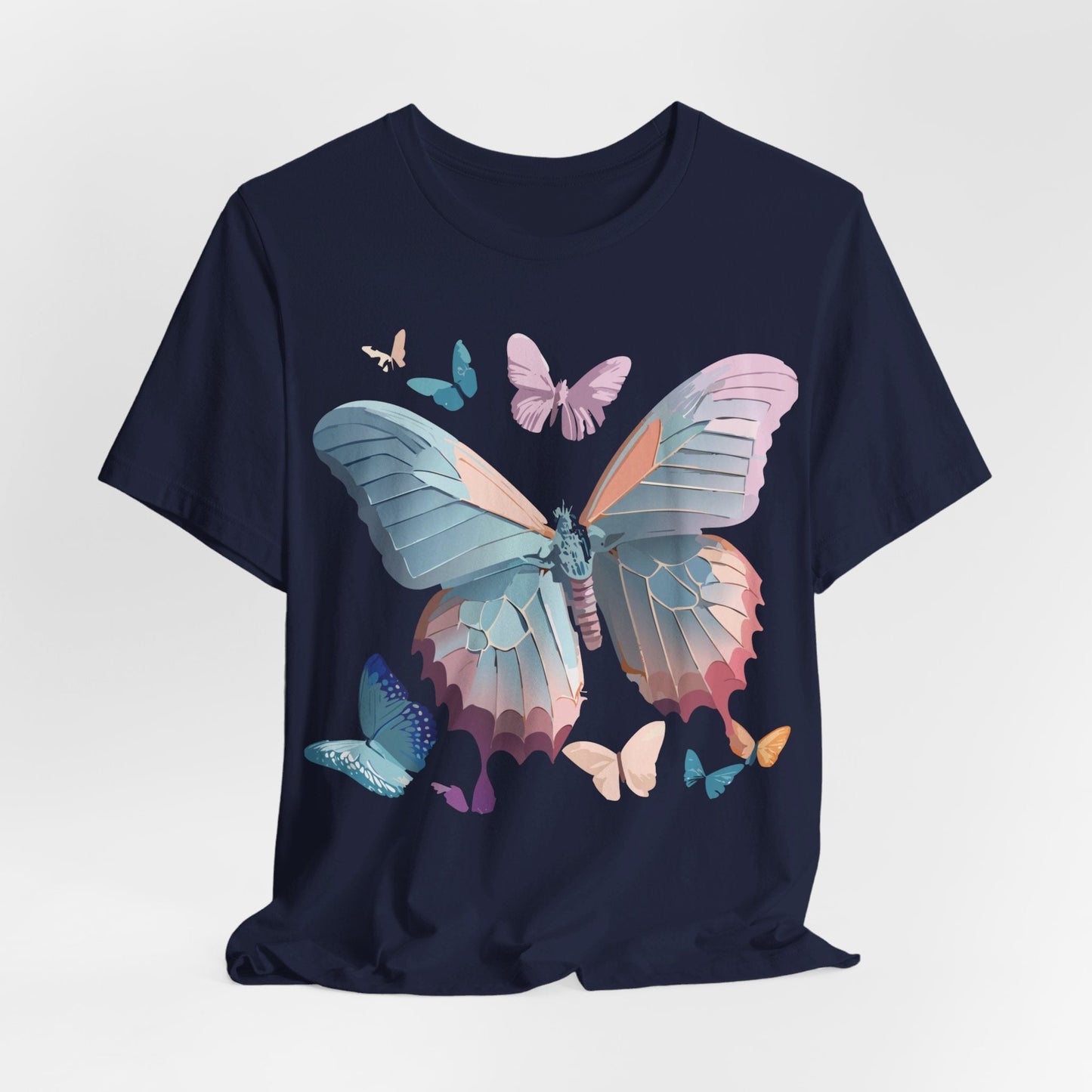 Adelpha Butterfly Graphic Tee Unisex Short Sleeve Vintage Art Design