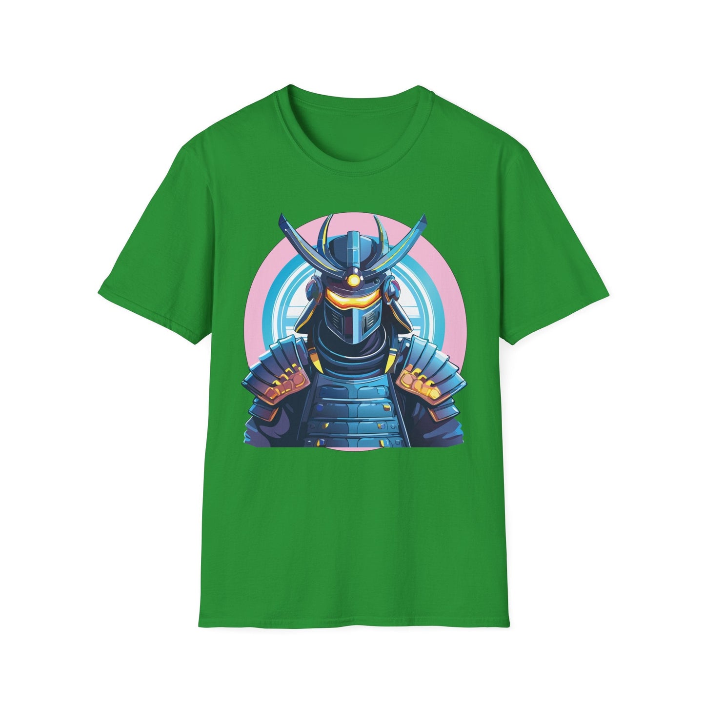Samurai Shirt Unisex Gildan Softstyle 64000 Tee 100 Percent Ring Spun Cotton Breathable Lightweight