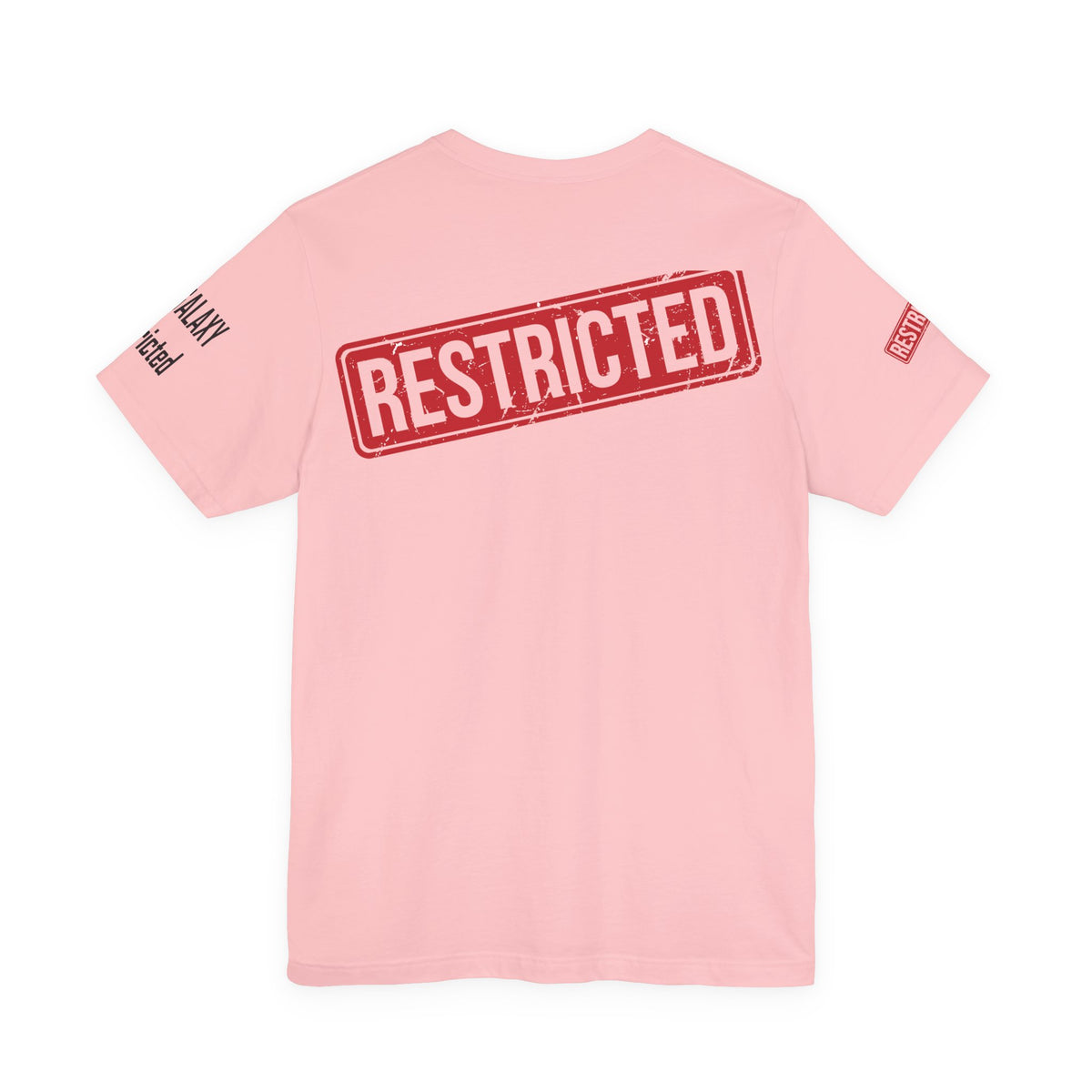 Art Red Stamp Graphic Unisex Cotton Bella+Canvas Tee with Art Design b92