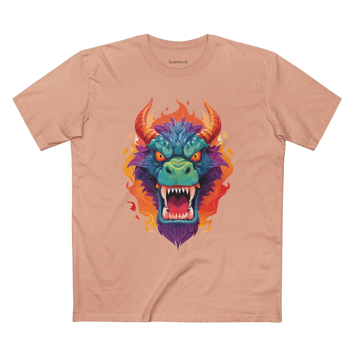 Cartoon Monsters Graphic Unisex 100 Cotton Staple Tee 13