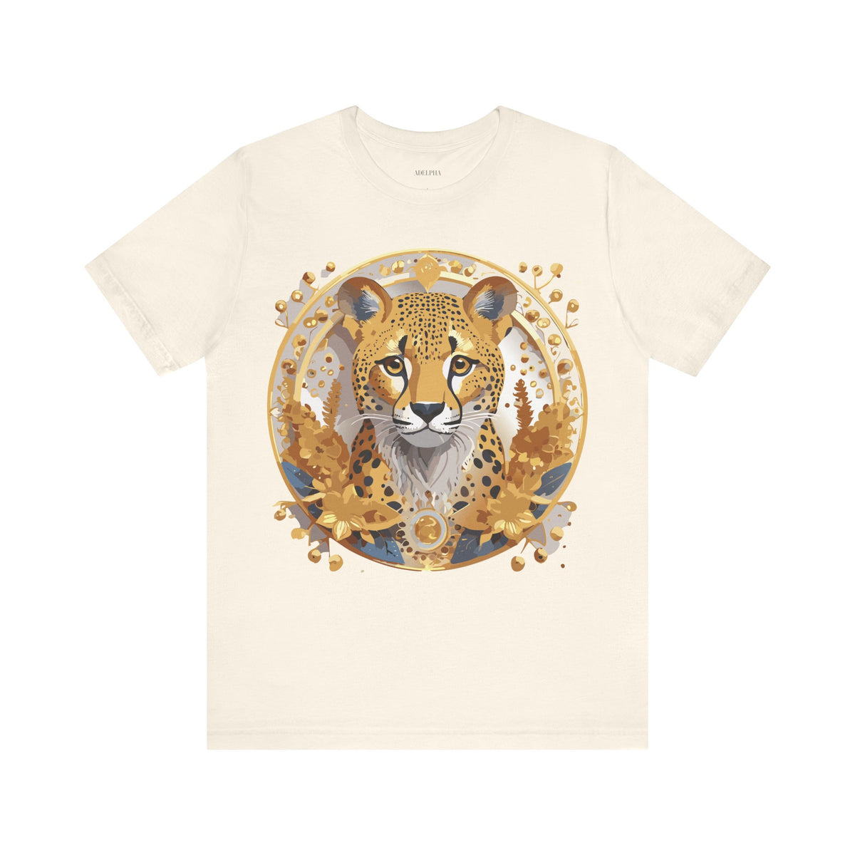 Medallion Graphic Unisex Cotton Bella+Canvas Tee with Art Design d55