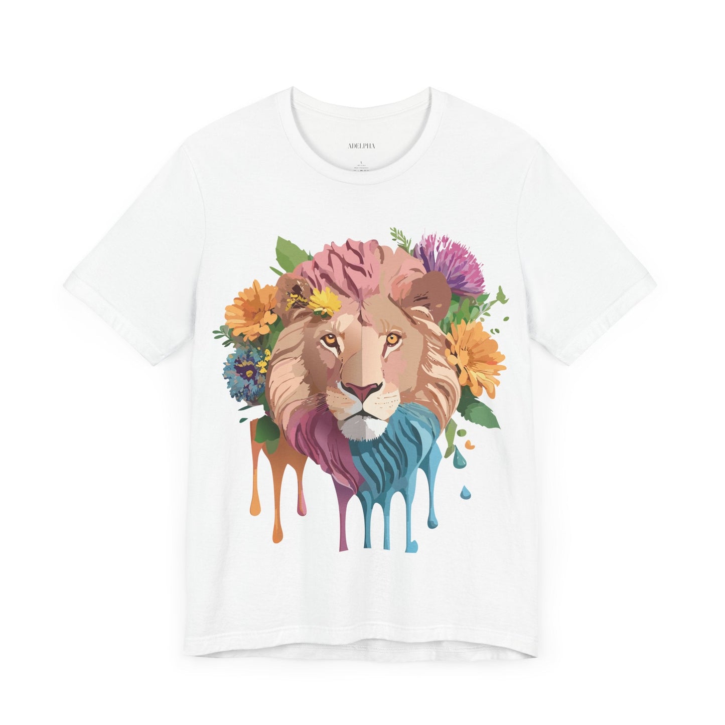 Lion Graphic Tee Unisex Jersey Short Sleeve Art Design Premium Vintage Inspired By Adelpha