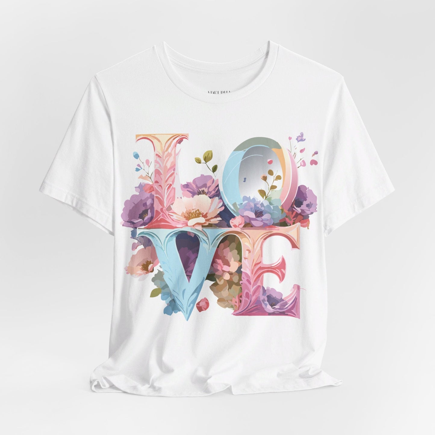 Adelpha Valentine Graphic Tee Unisex Short Sleeve Vintage Inspired Art Design for Everyday Wear