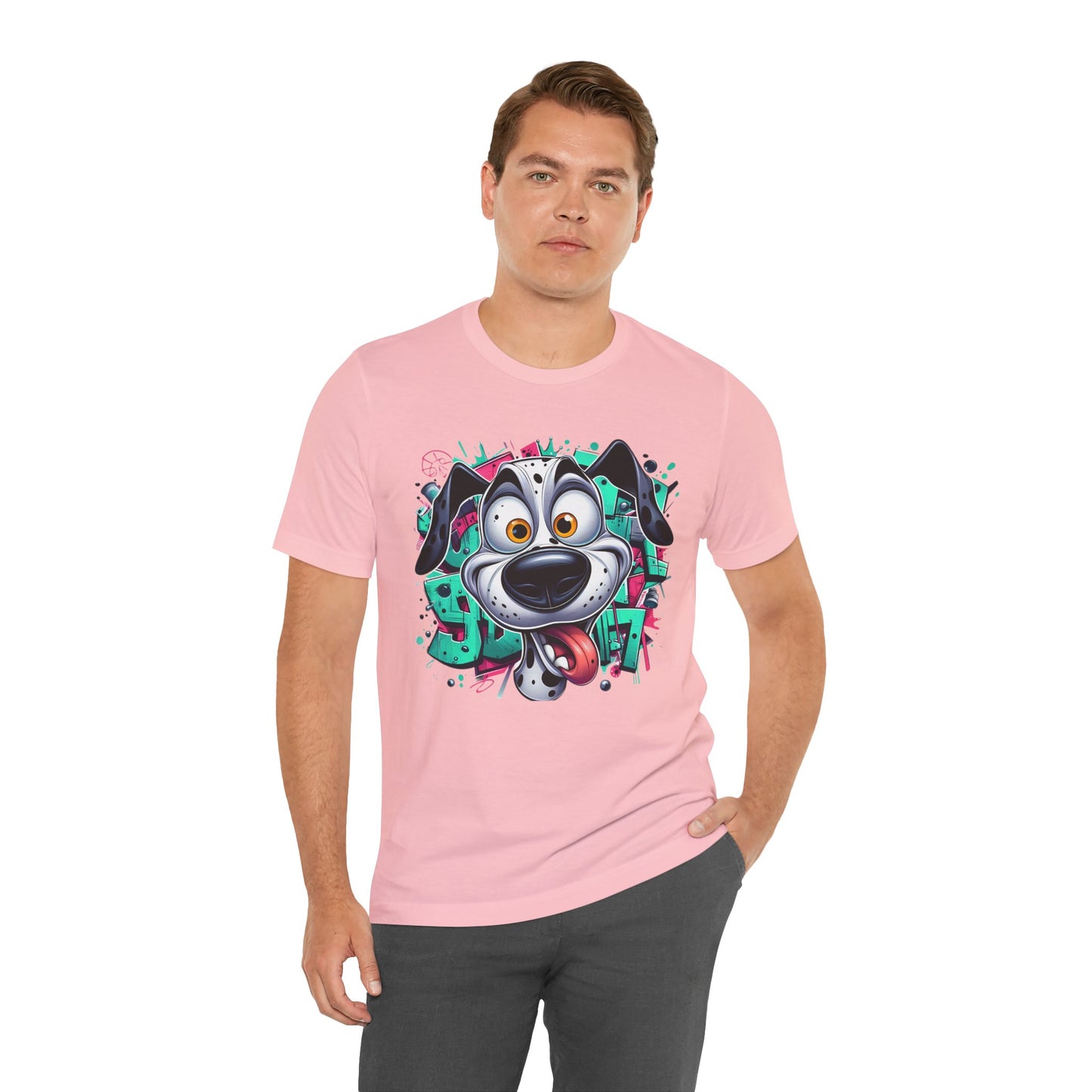 Viki Animal Tees, Dog Tee Shirt, Funny Dog T-Shirt, Art Design Top, Funny Animal T-Shirt, Graphic Tee