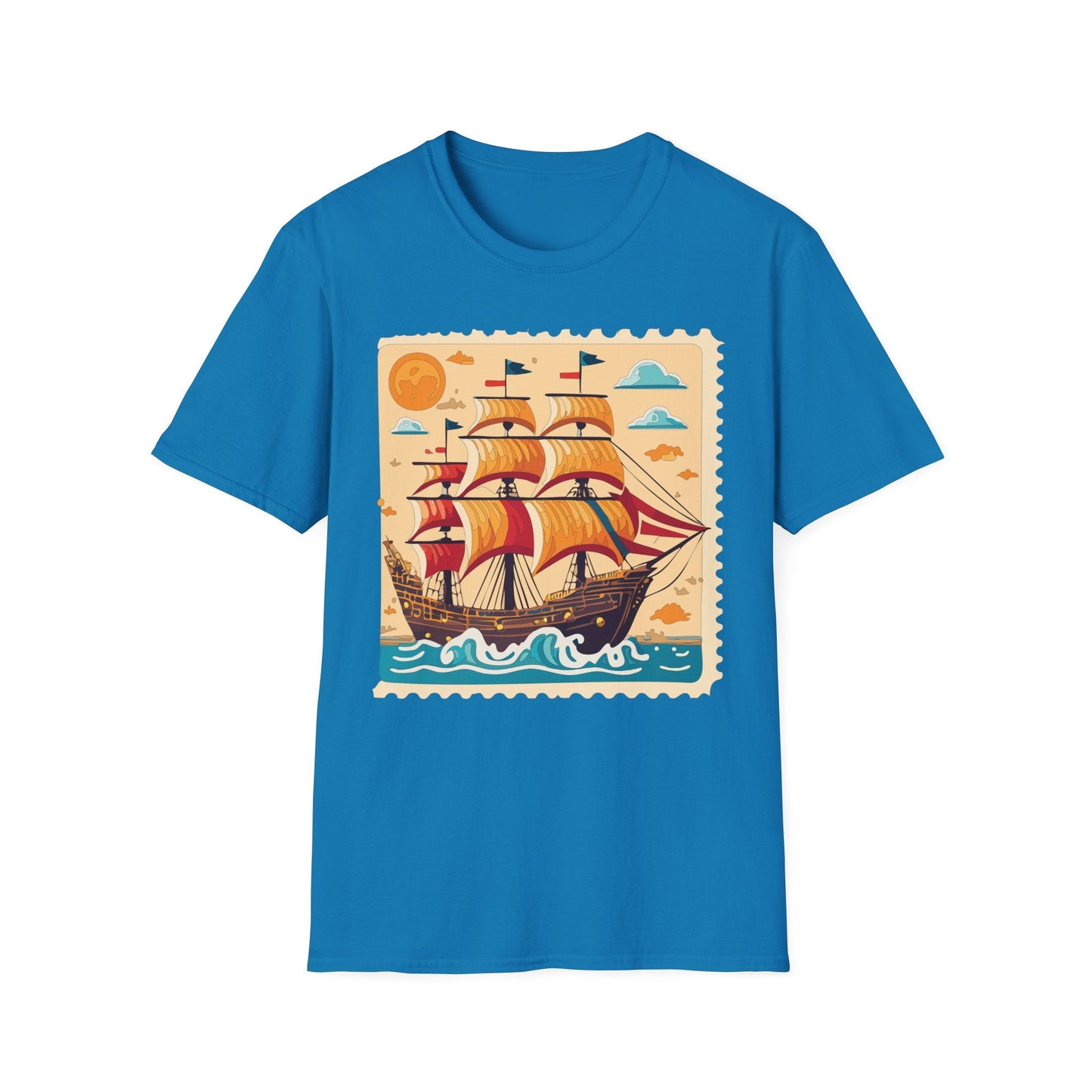 Ship T Shirts Frigate T Shirts Vessel Tee Shirt Unisex Gildan Softstyle 64000 Comfort Fit