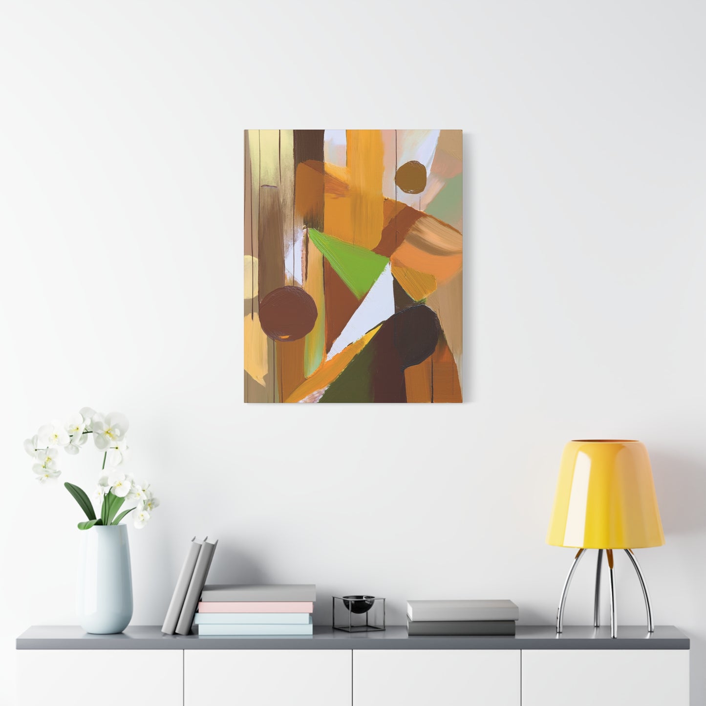 Abstract Geometric Painting Print Canvas 20x24,20x30,24x30 24x32,24x36,30x40 32x48,36x48,40x60 Pine-Wood Inner Frame ABS-57