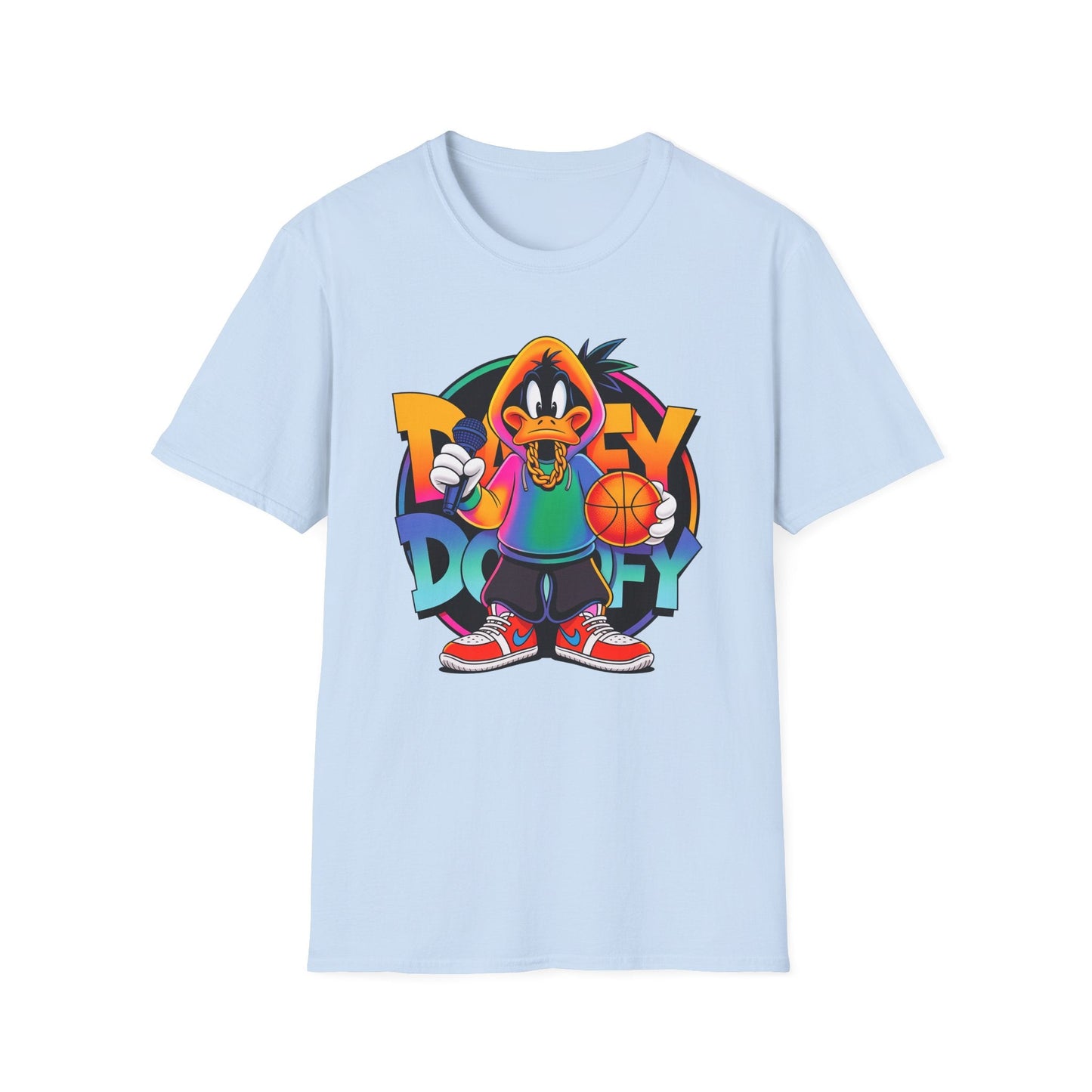 Funny Cartoon Animals T Shirt With Animation Print Unisex Softstyle Graphic Cotton Tee